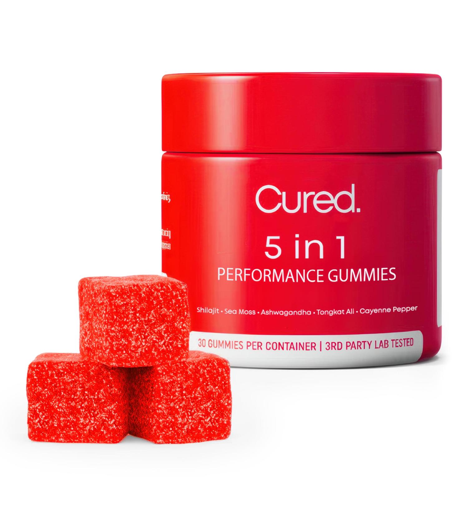 Cured 5in1 Performance Gummies - Buy Online on GoSupps.com