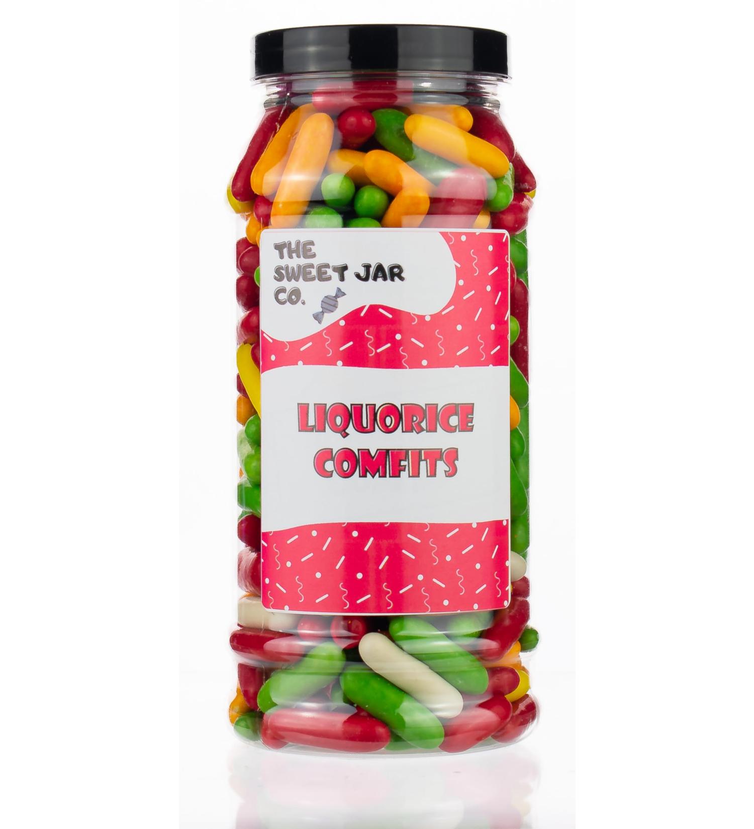Liquorice Comfits by The Sweet Jar Co. - Buy Online on GoSupps.com