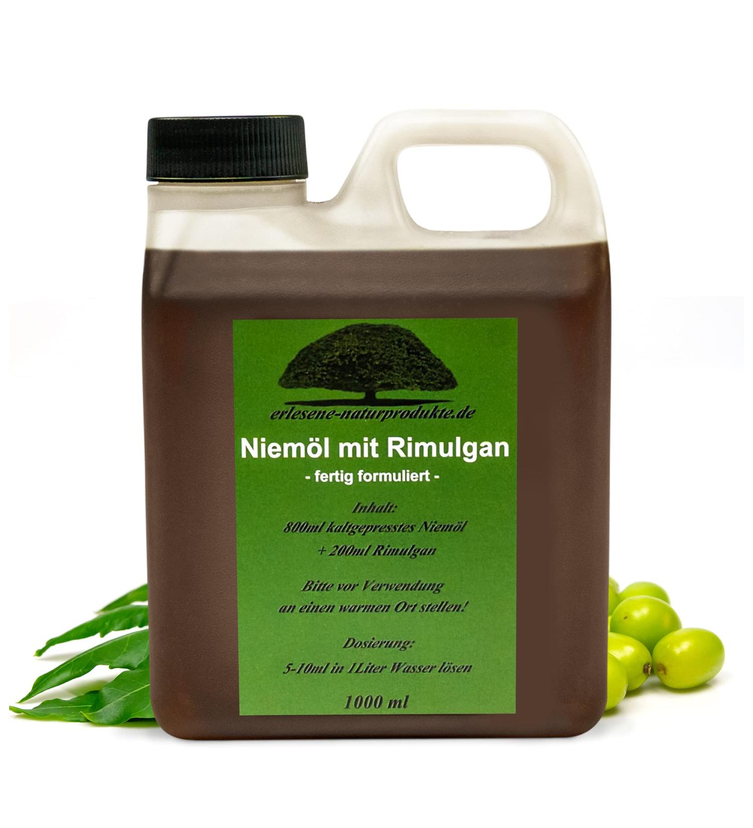 Exquisite Neem Oil with Rimulgan Emulsifier - 1L for Healthy Plants | Buy Premium Nature Products Online - Buy Online on GoSupps.com