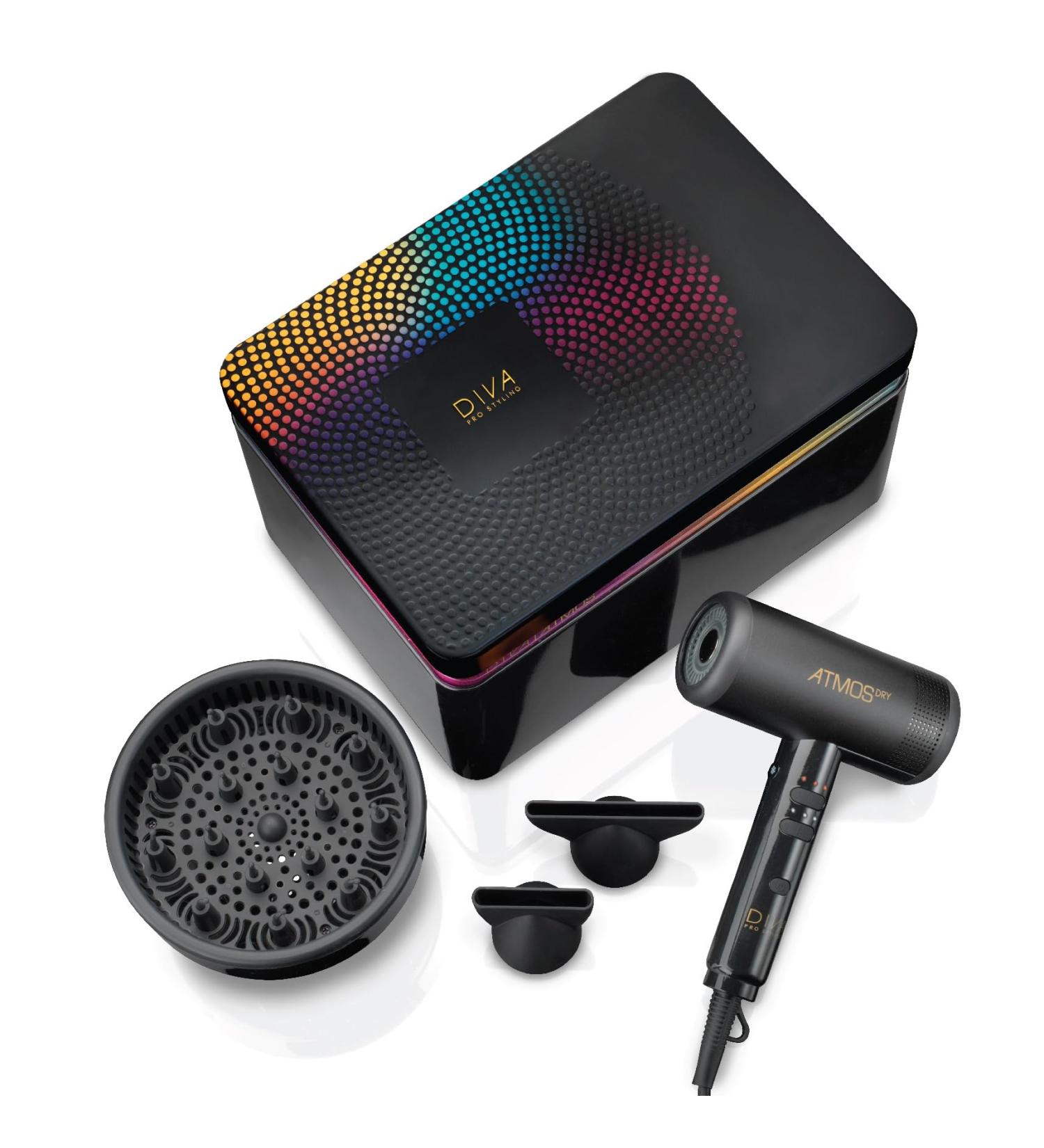 Salon Europe Ltd Diva Atmos Hair Dryer Dry Black - Buy Online on GoSupps.com