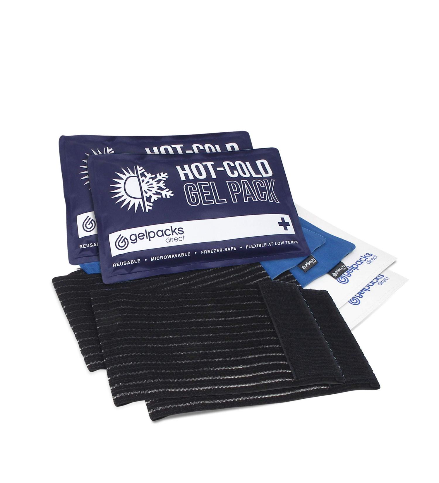GelpacksDirect Reusable Microwave Heat Packs for Lower/Upper Back Pain Relief - Twin Pack Large (Twin Pack) - Buy Online on GoSupps.com