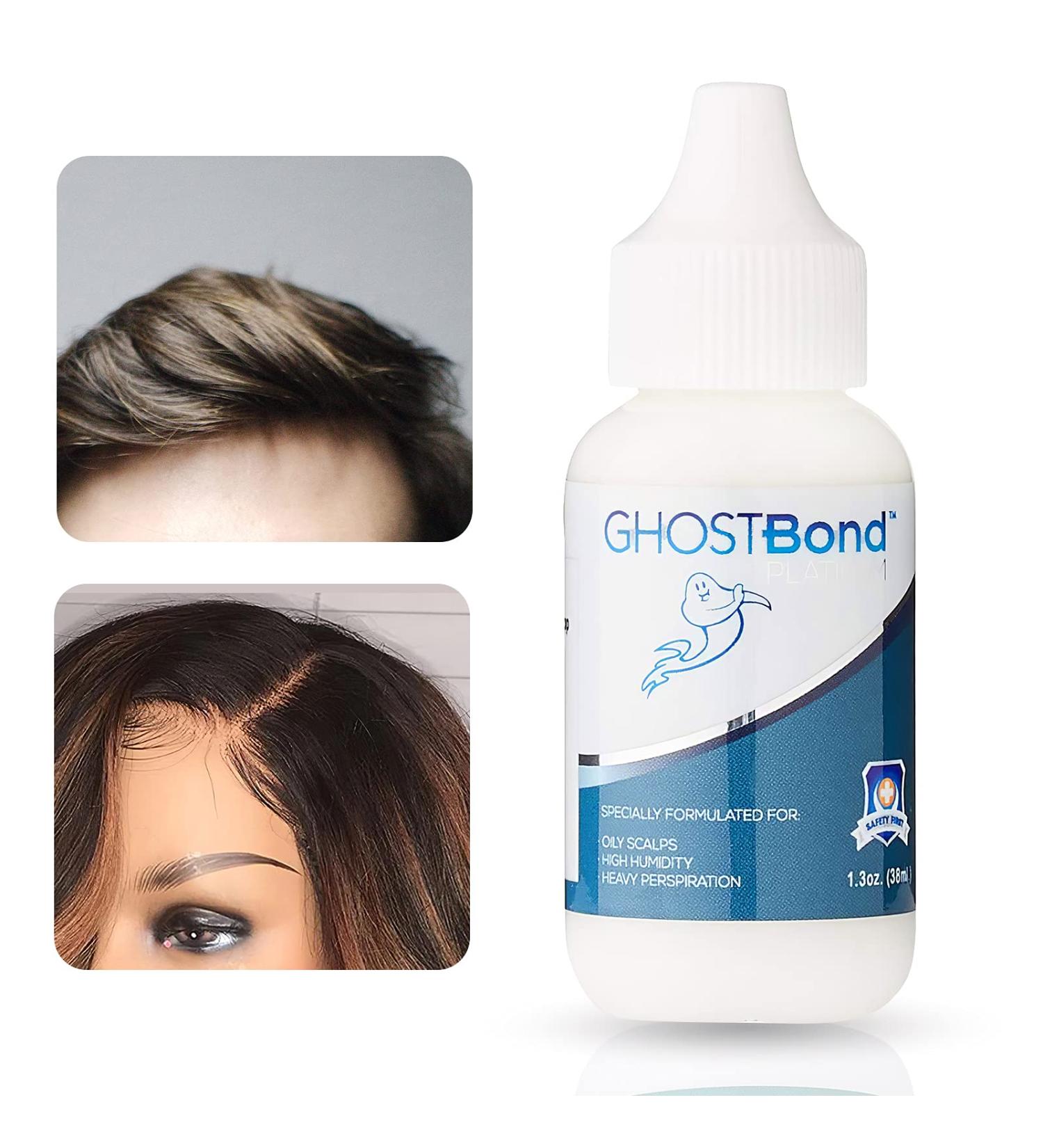 Ghost Bond - Platinum 1.3OZ LACE Wig EXTENSTION Glue Adhesive 1.3oz - Premium Invisible Bonding Glue Waterproof Design Withstand high temperatures Ghost Bond Platinum - Buy Online on GoSupps.com