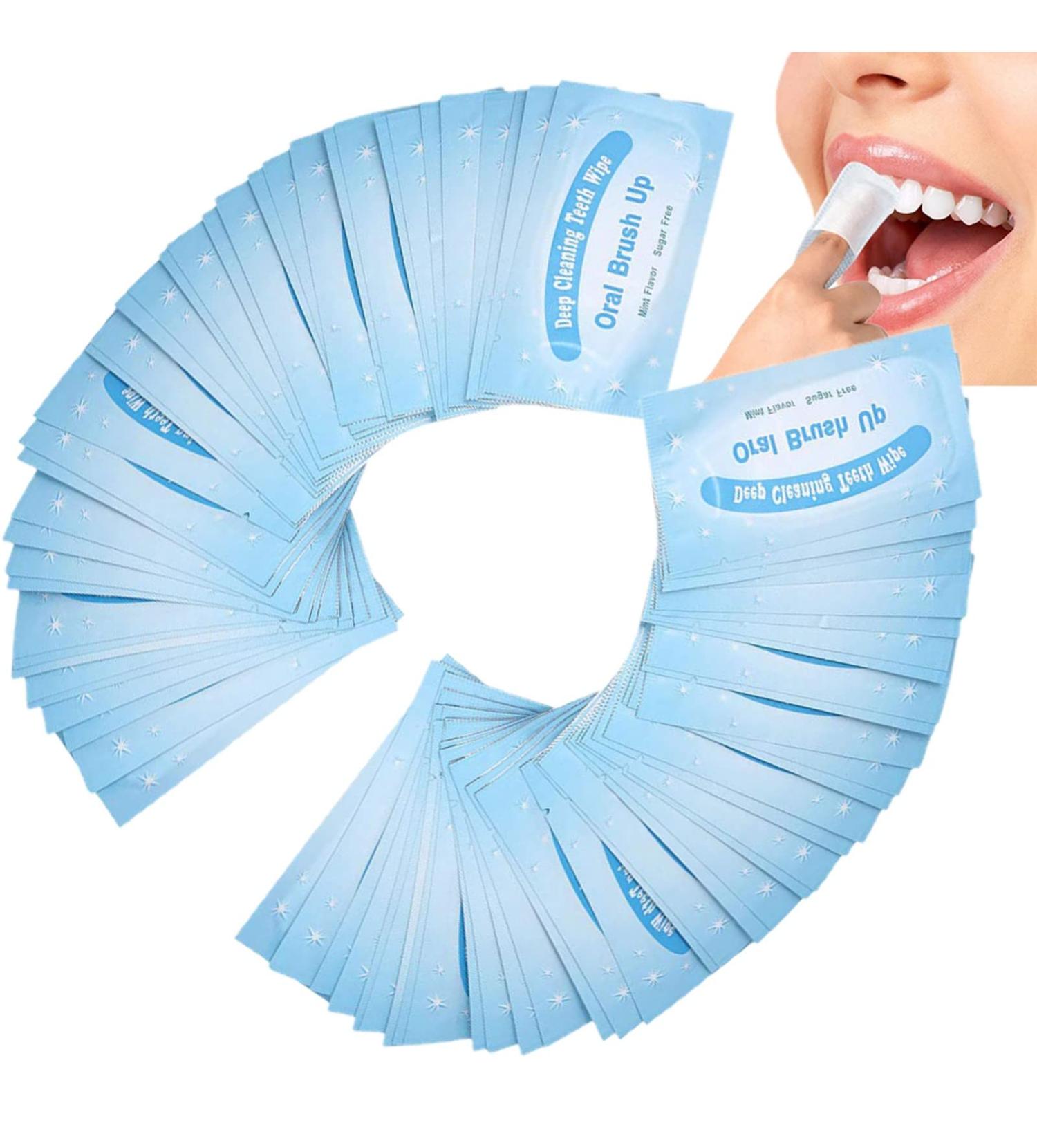 BuyZG 200 PCS Disposable Finger Toothbrushes - Mint Flavor Adult & Kids Daving Gauze Tooth-Cleaning Towels - Buy Online on GoSupps.com
