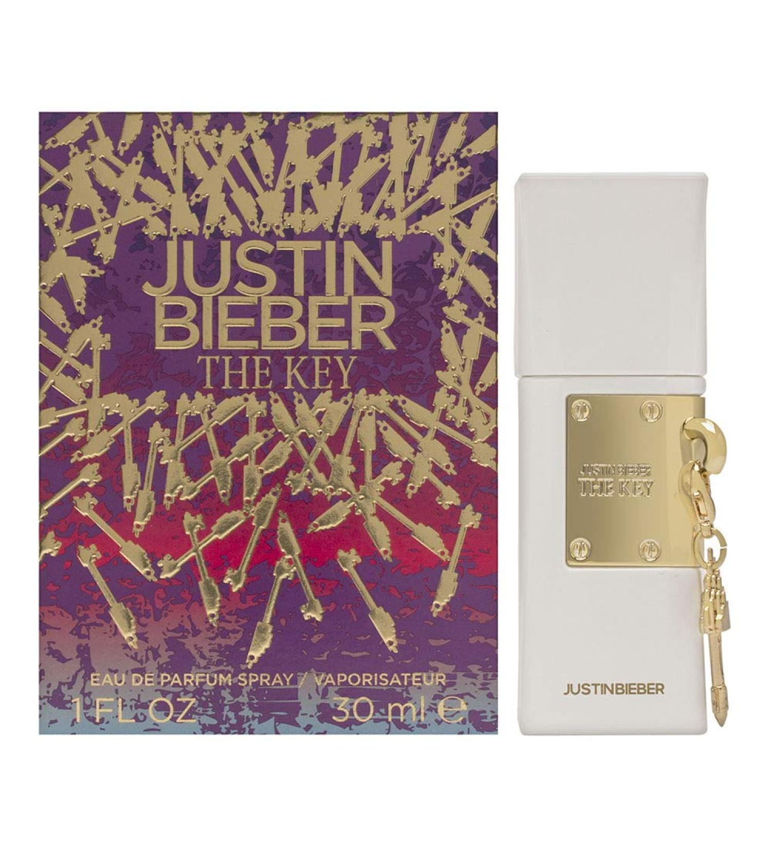 Justin Bieber The Key Eau De Parfums Spray for Women 1 Ounce