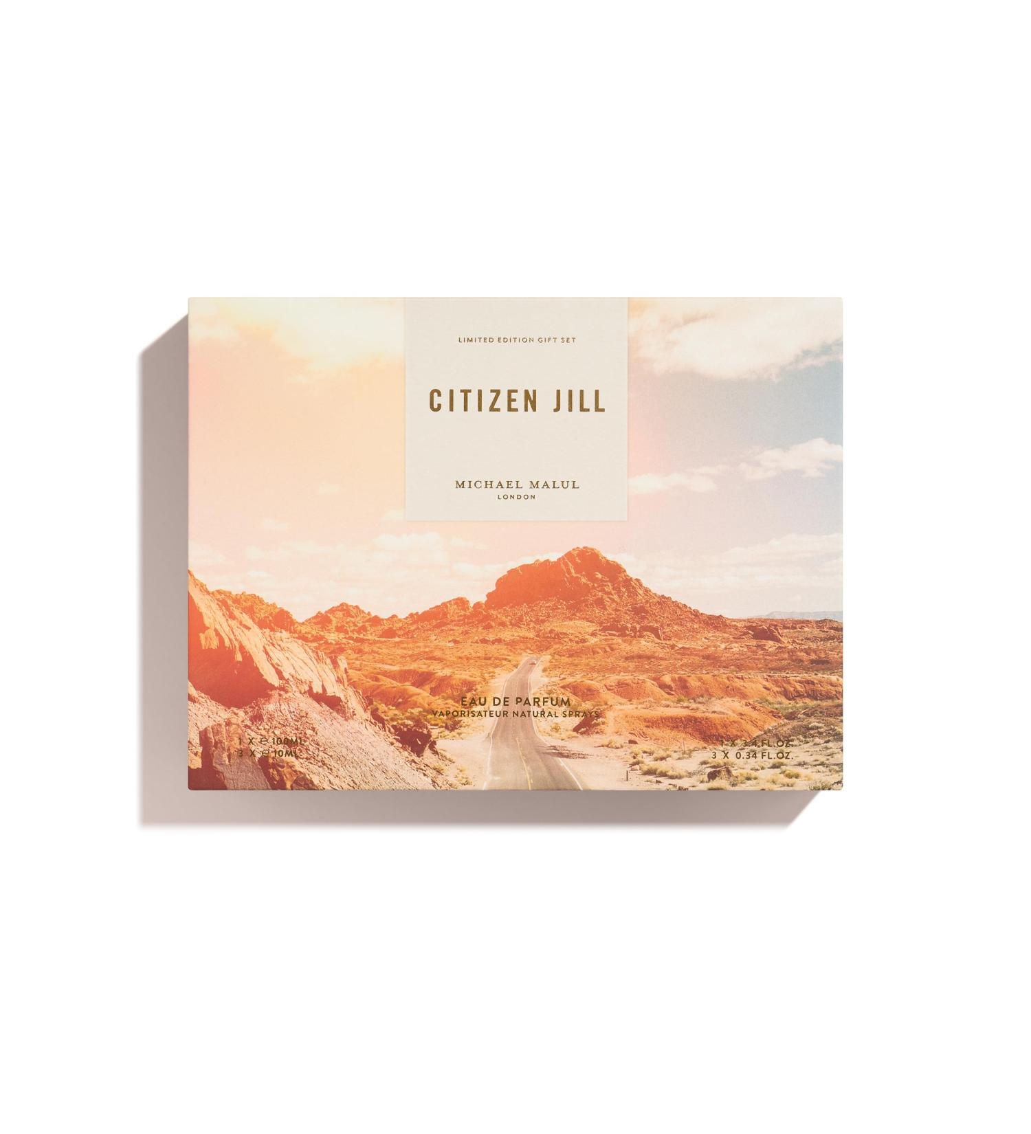 Michael Malul Citizen Jill Eau de Parfum Gift Set -100ml | 10ml Michael Malul Citizen Jill 4PC Gift Set - Buy Online on GoSupps.com