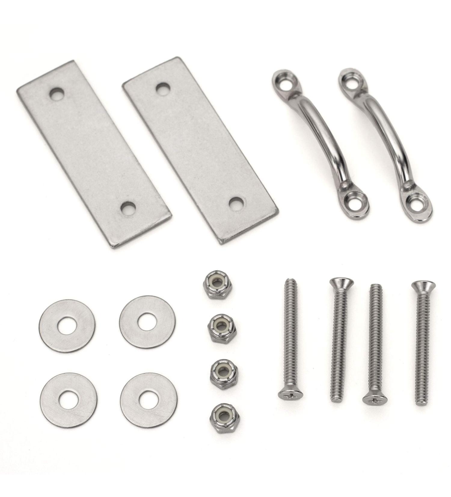 RecPro Marine LHW-LAK | Boat Dock Ladder Hardware Attachment Kit | AL-A3 AL-A4 AL-A5 & AL-C4 Boat and Dock Ladders