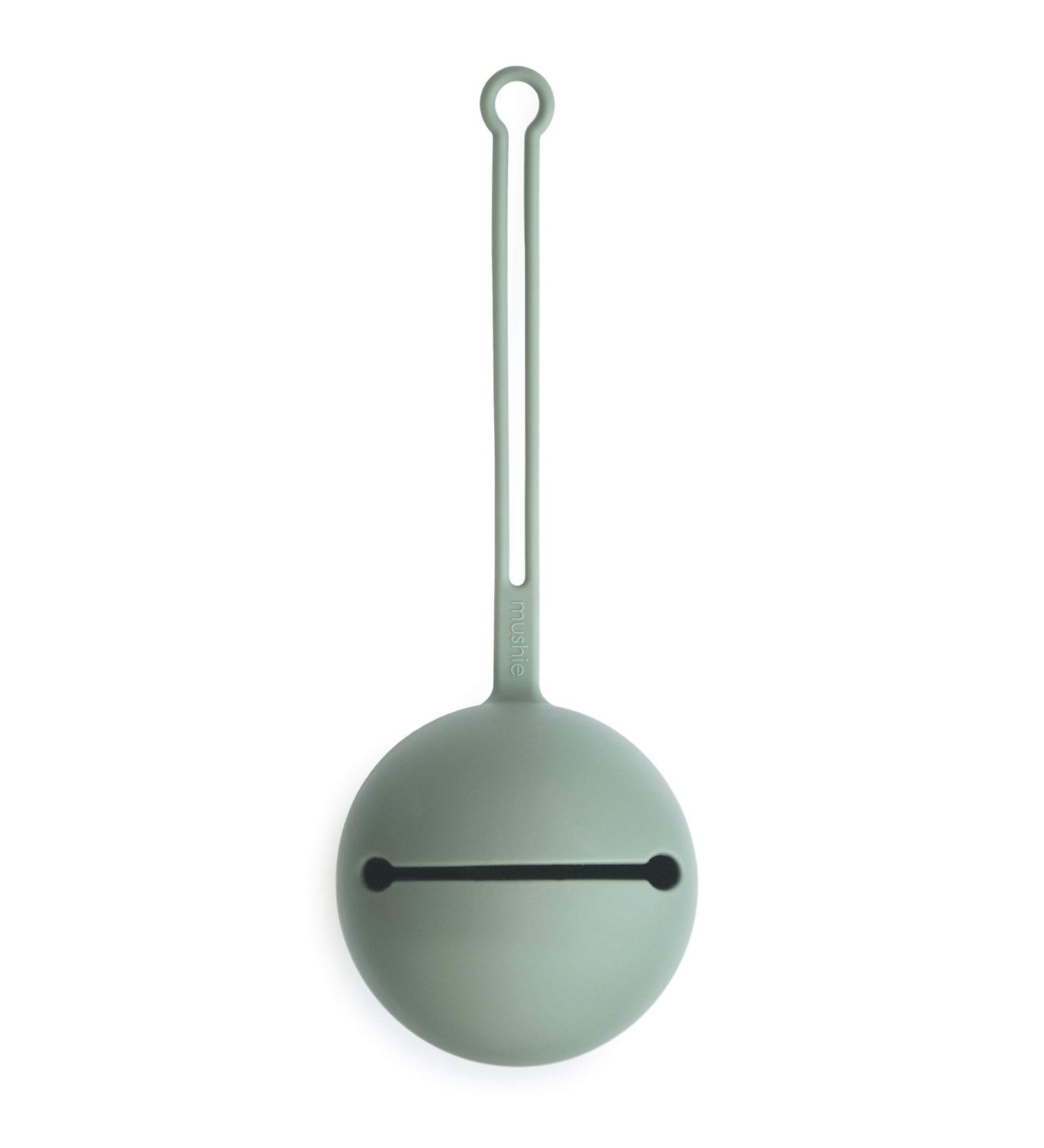 Mushie Silicone Pacifier Box - Safe Storage Holder Case for Babies & Toddlers | High-Quality Baby Accessories in Cambridge Blue - Buy Online on GoSupps.com
