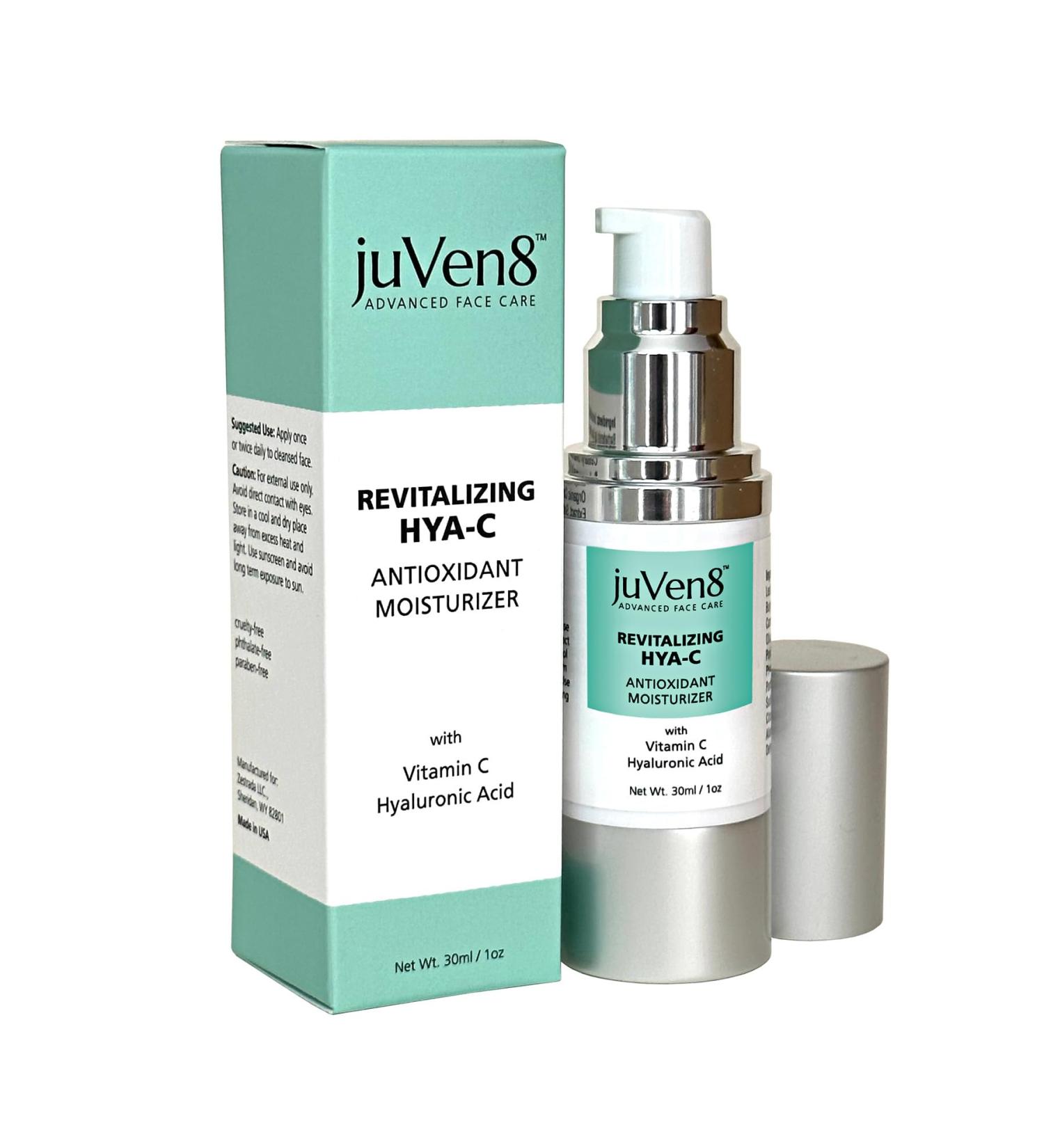 Revitalizing Facial Moisturizer Cream with Vitamin C & Hyaluronic Acid - Anti-Aging Anti-Wrinkle - 30ml | International Shipping Available - Buy Online on GoSupps.com