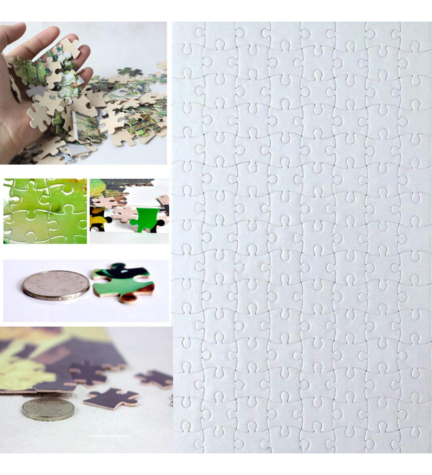 10 Sets Blank Sublimation A4 Jigsaw Puzzle with 120 Pieces - DIY Heat Press Transfer Crafts | Wholesale Thermal Transfer Pearl Puzzle - Buy Online on GoSupps.com
