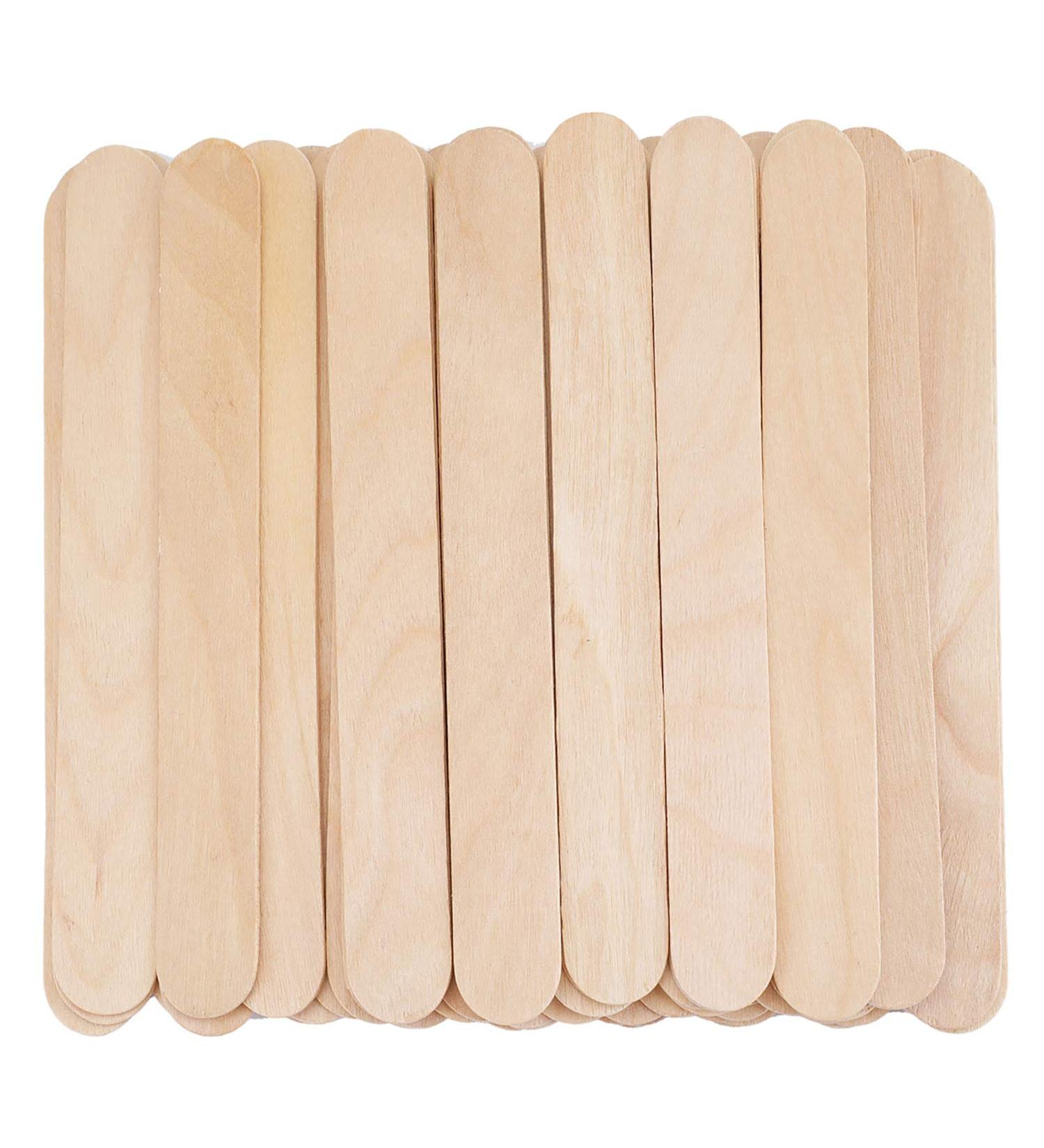 Hedume 600 Pack Large Wide Wax Sticks - Body Hair Removal Craft Spatula Applicator - Buy Online on GoSupps.com
