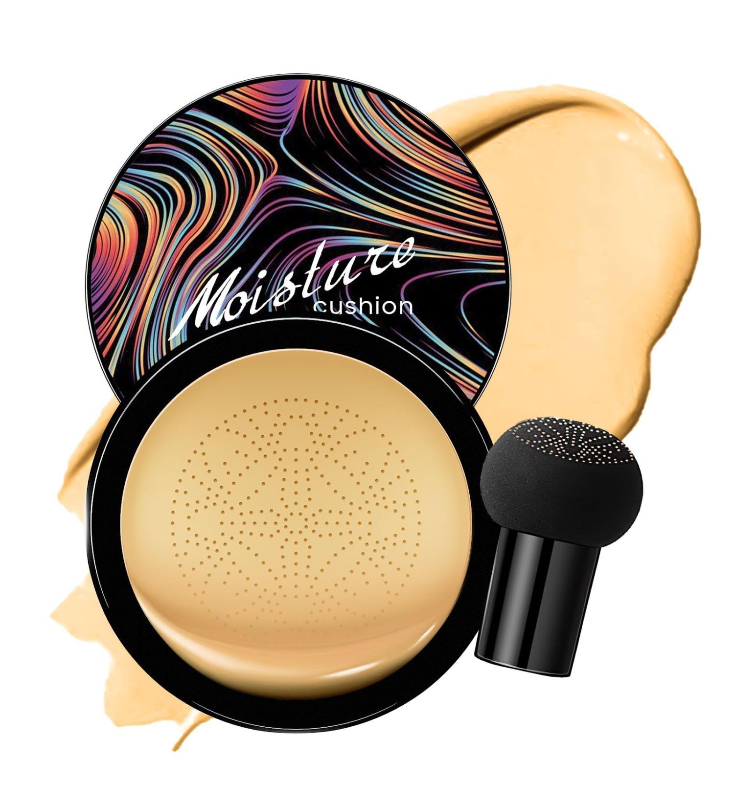 Mushroom Head Air Cushion CC Cream - New Upgraded BB Cream Face Makeup Foundation for Mature Skin Moisturizing Concealer Brighten Long-Lasting Colored Packaging (Buff Beige 3.21 Ounce (Pack of 1)) - Buy Online on GoSupps.com
