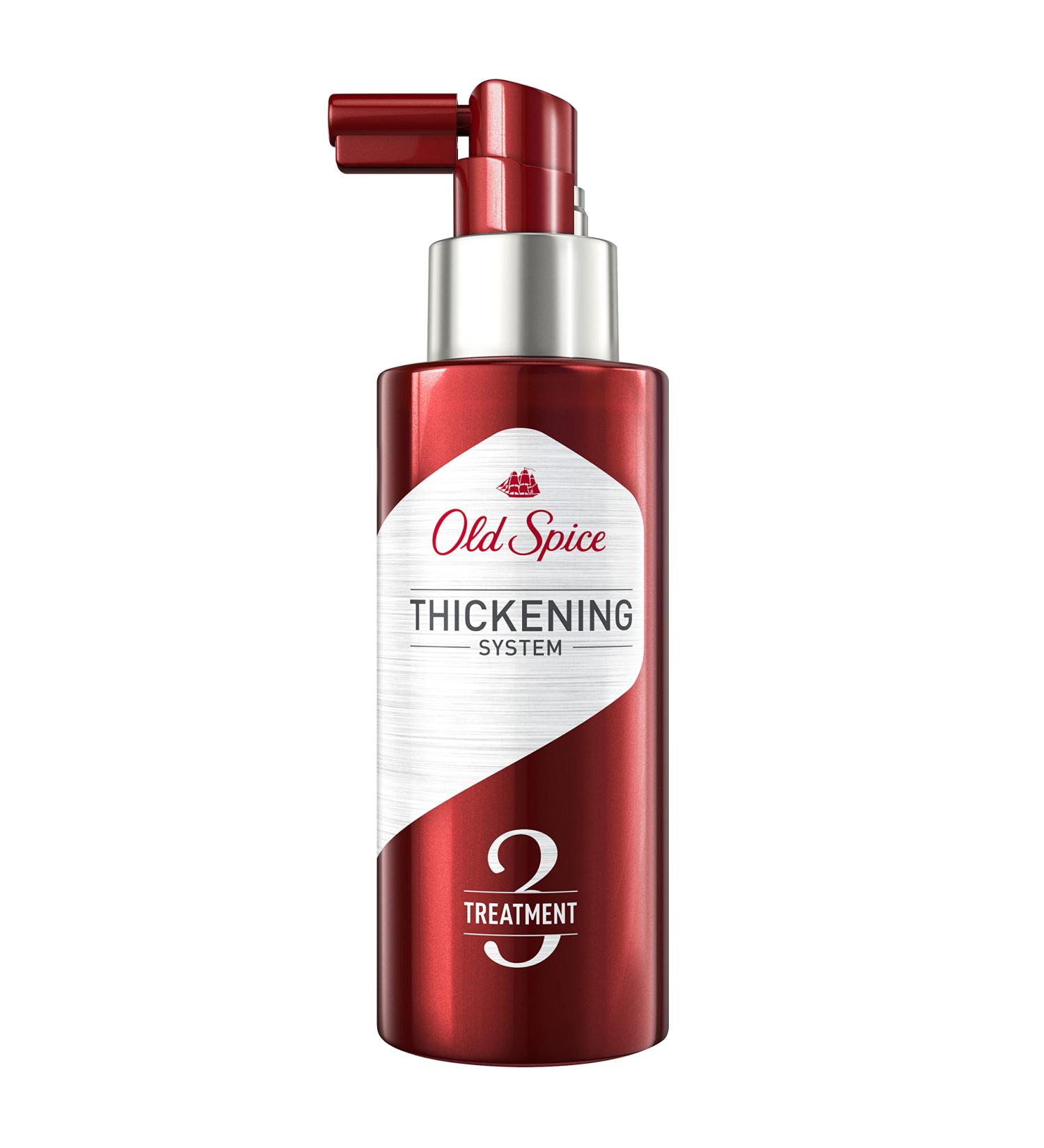 Old Spice Hair Thickening Treatment for Men - Castor Oil Infused Step 3 3.7 Fl Oz - International Shipping Available - Buy Online on GoSupps.com