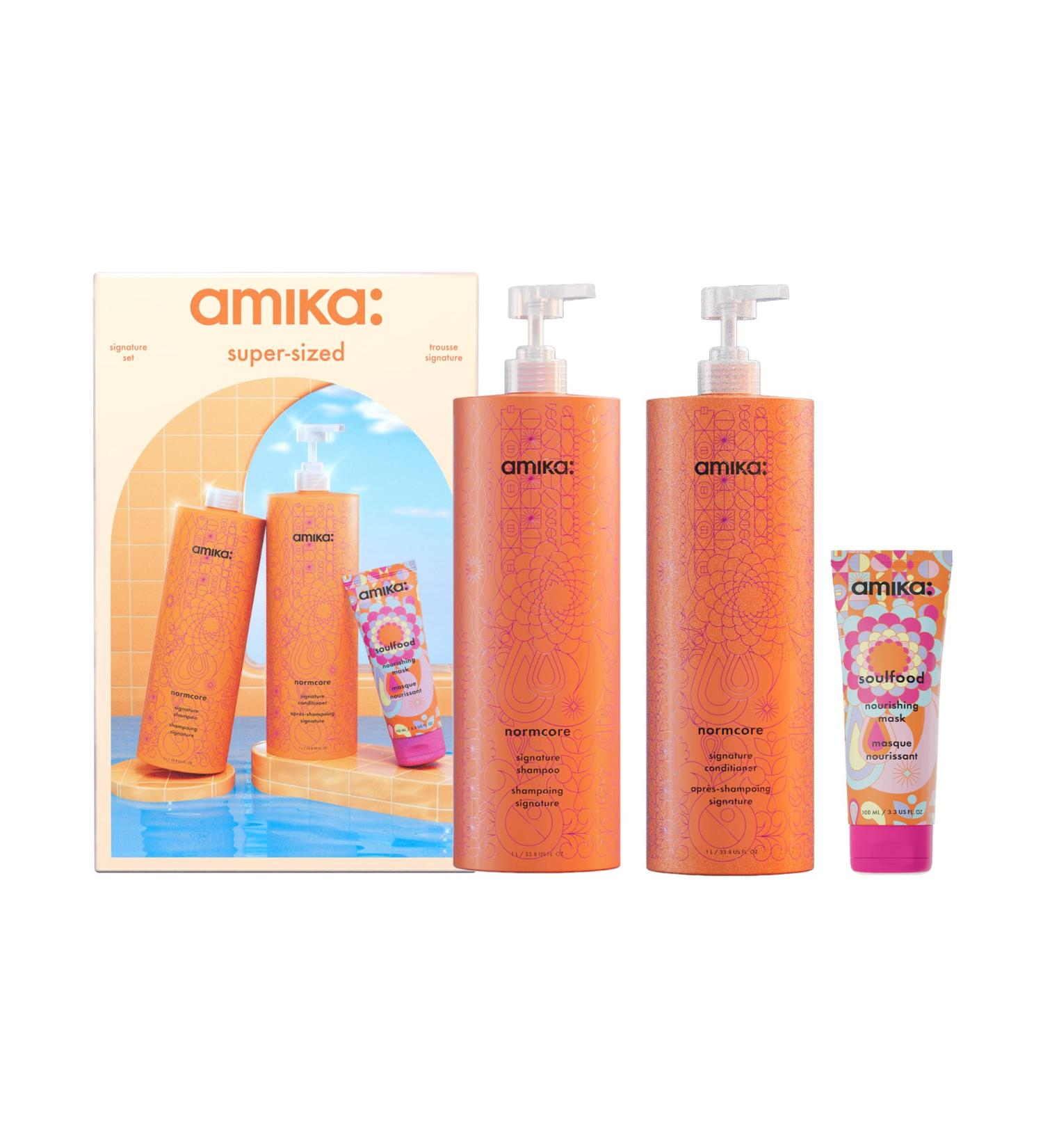 Super-Sized Signature Set | amika | Premium Hair Care for All Hair Types - International Shipping Available - Buy Online on GoSupps.com