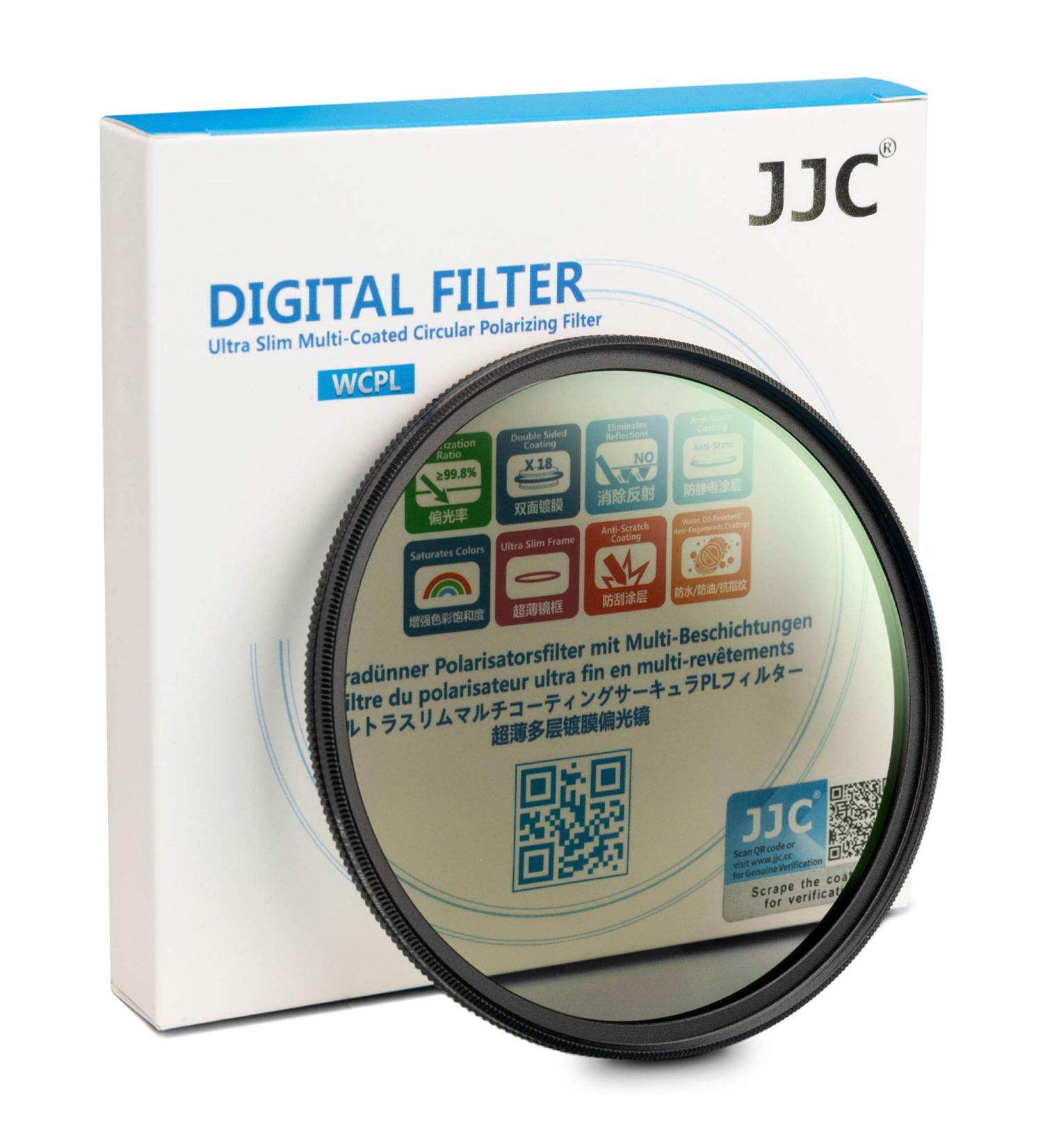 JJC 58mm HD Professional CPL Filter for Canon EOS Rebel & Other 58mm Lenses - Buy Online on GoSupps.com
