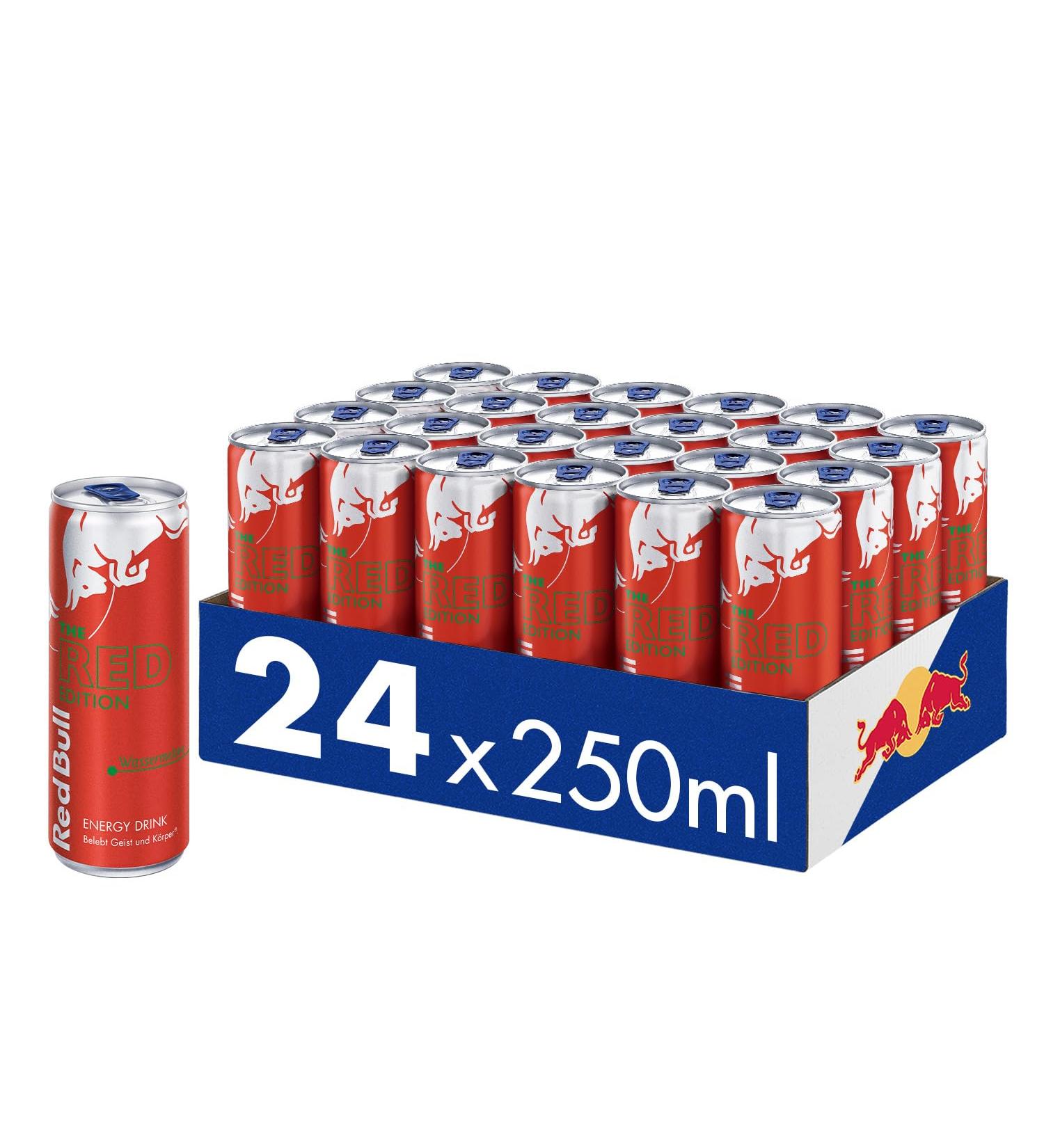 Red Bull Energy Drink Red Edition - 24 Pack (250ml) | Watermelon Flavor | International Shipping Available - Buy Online on GoSupps.com