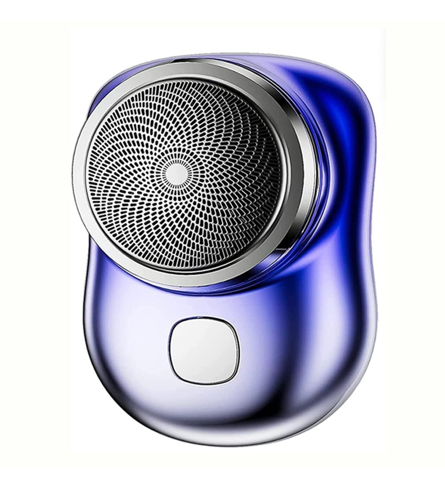 Portable Electric Razor for Men - Wet/Dry Mini Shaver, USB Rechargeable, Blue - Perfect for Home, Car, Travel - Buy Online on GoSupps.com