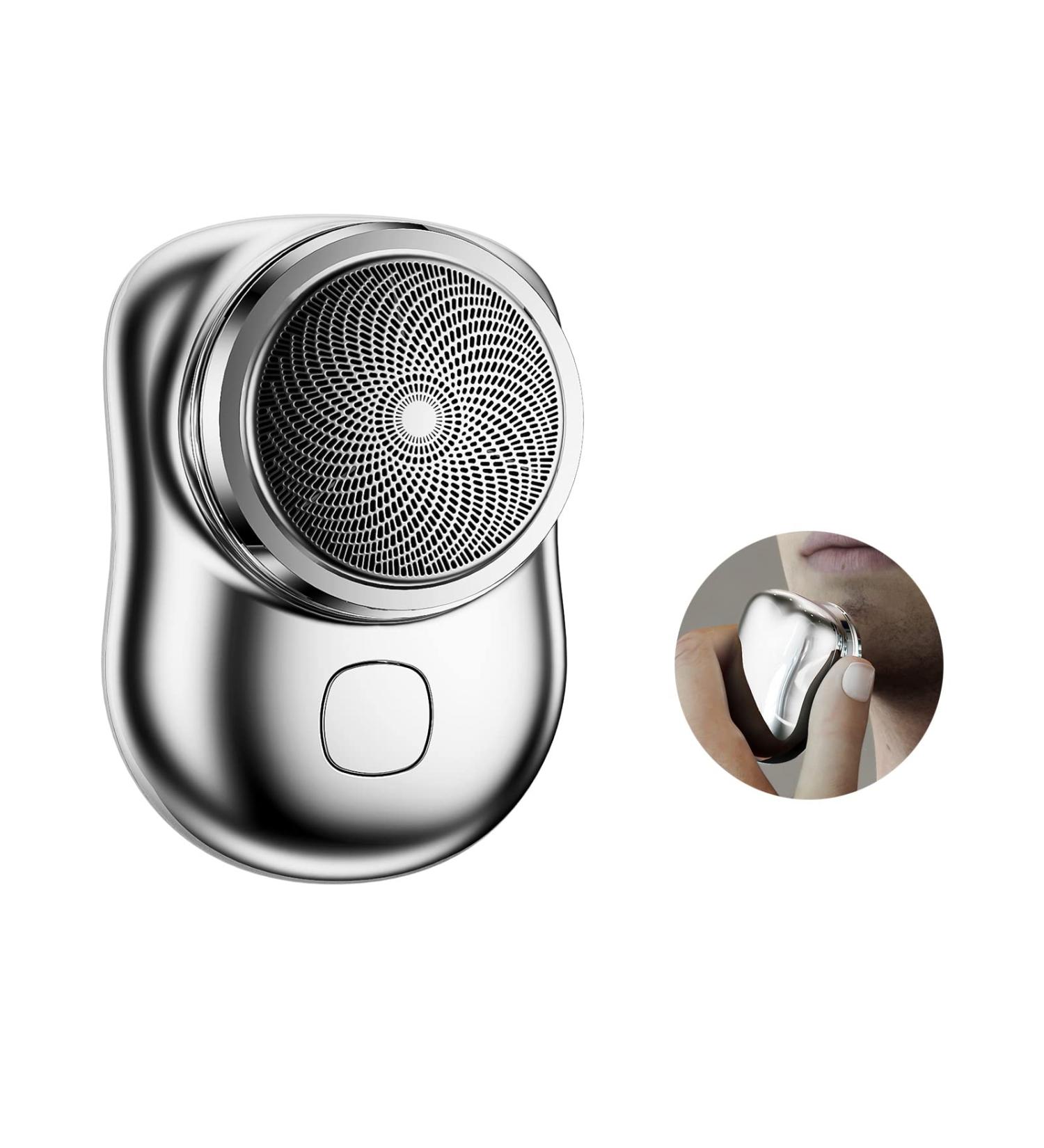 Mini Portable Electric Shaver for Men - Rechargeable and Easy One-Button Use - Ideal for Home, Car, and Travel - Buy Online on GoSupps.com