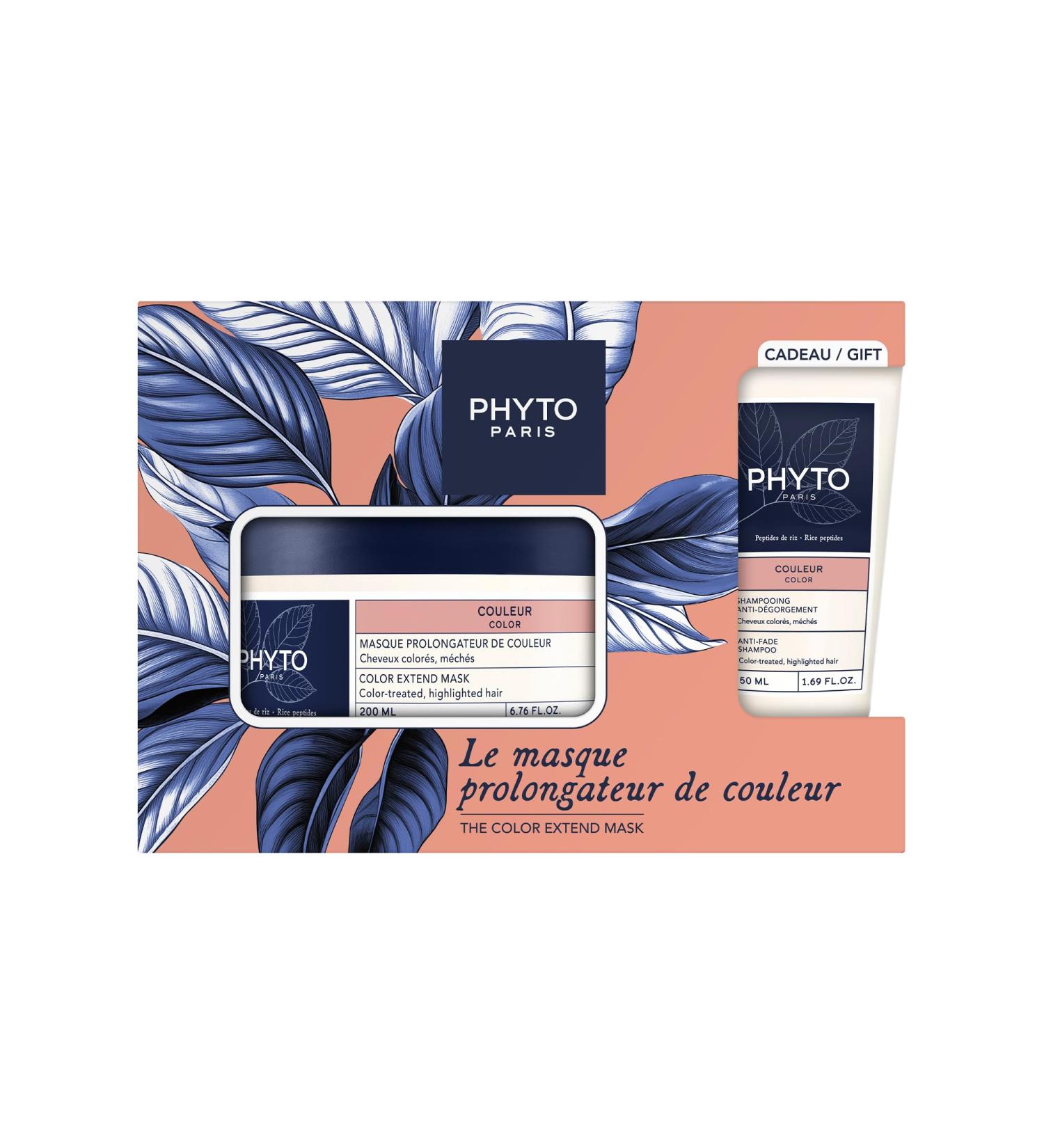 Phyto Phyto - Colour - Mask set 200 ml - Coloured highlighted hair - Extends radiance - Nourishes the fibre - Repairs - Brings shine - Shampoo 50 ml free - Buy Online on GoSupps.com