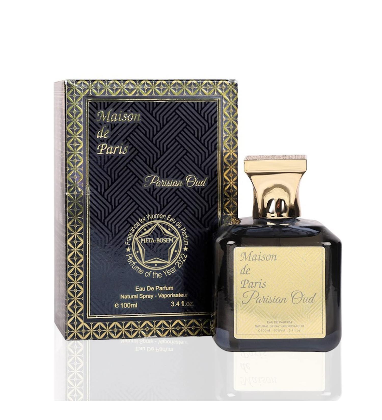 META-BOSEM Mason de Paris Parisian Oud Women Perfume Eau de Parfum Natural Spray Fragrance - Woody and Spicy - for All Day Use - a Classic Bottle 3.4 Fluid Ounce/100Ml - Buy Online on GoSupps.com