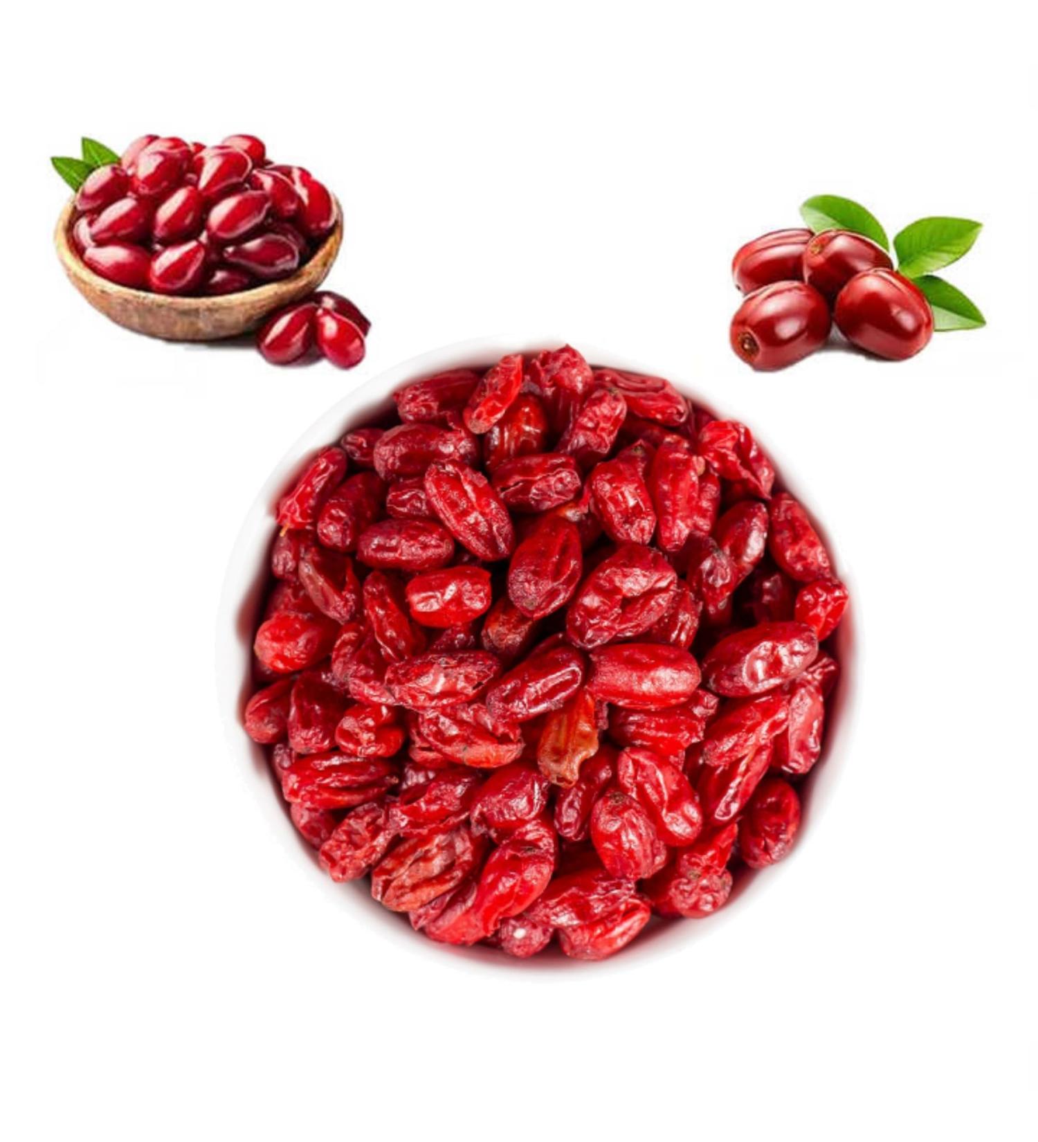 Tisane Chinoise De Qualit Sup rieure Shan Zhu Yu Fruit Viande De Qualit Sp ciale Cornus Officinalis (50g) - Buy Online on GoSupps.com