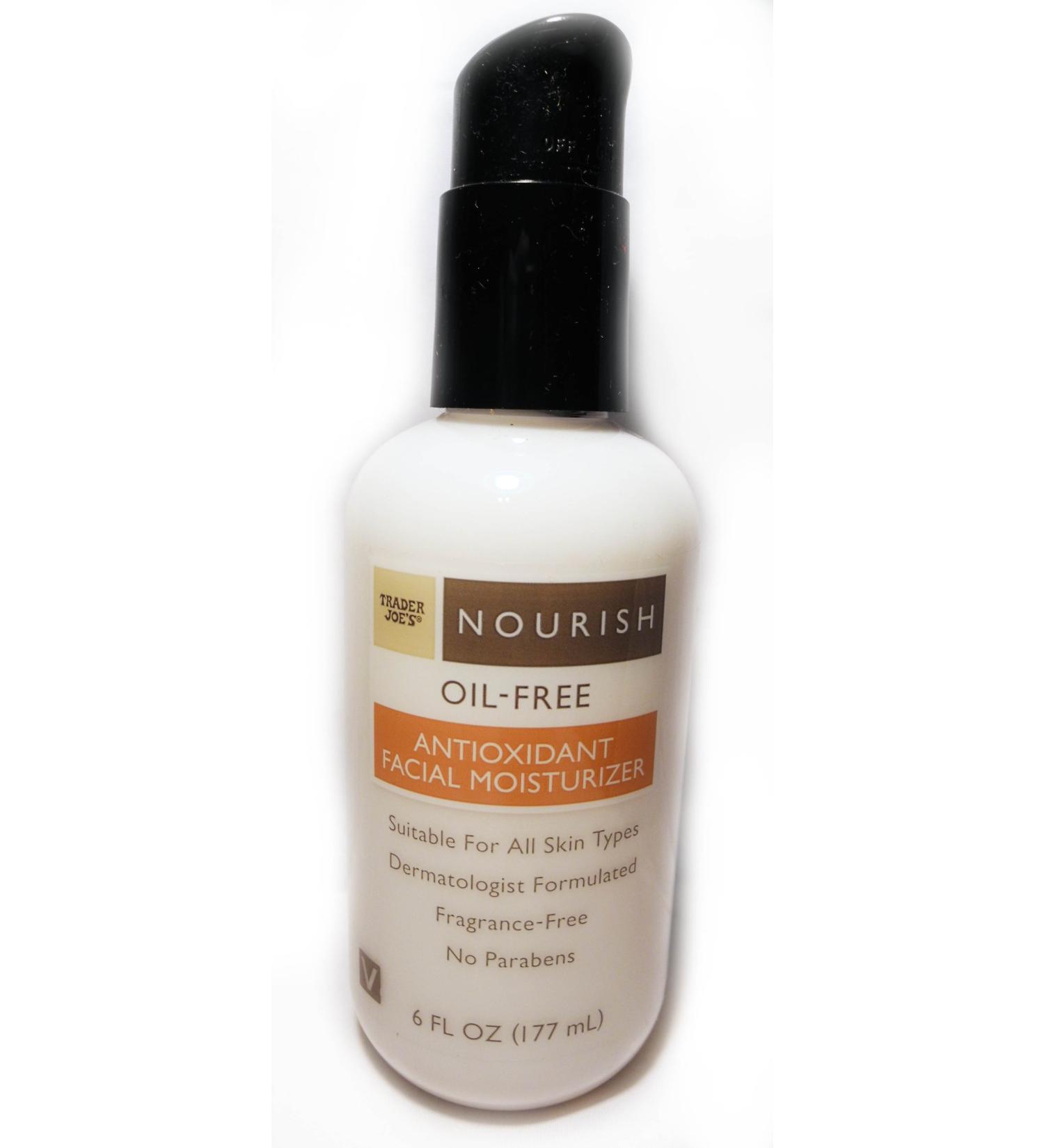Trader Joe's Nourish Oil-Free Antioxidant Facial Moisturizer 6oz - Hydrating & Protective Formula - Buy Online on GoSupps.com