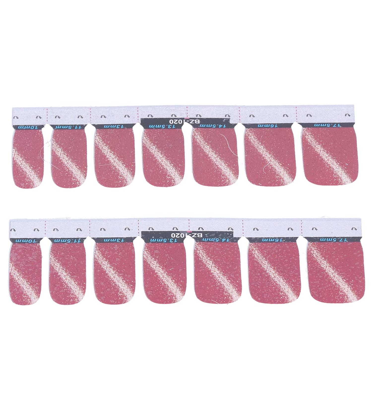 Adhesive Nail Wraps Eco friendly Charming Unique Nail Polish Strip for Salons(20) - Buy Online on GoSupps.com