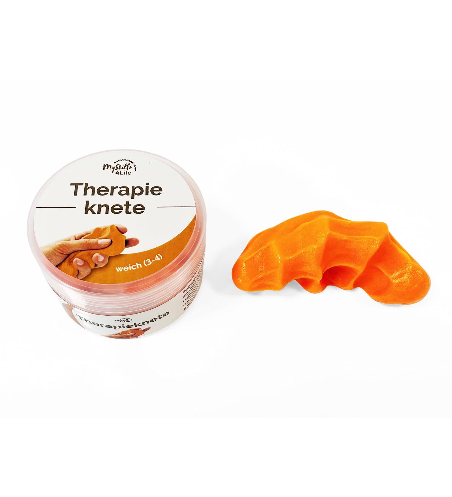 Premium Therapy Tan - Vegan Residue-Free & Odorless | 6 Colors & Hardness Levels for Relaxation & Strength - 1 Orange - Buy Online on GoSupps.com