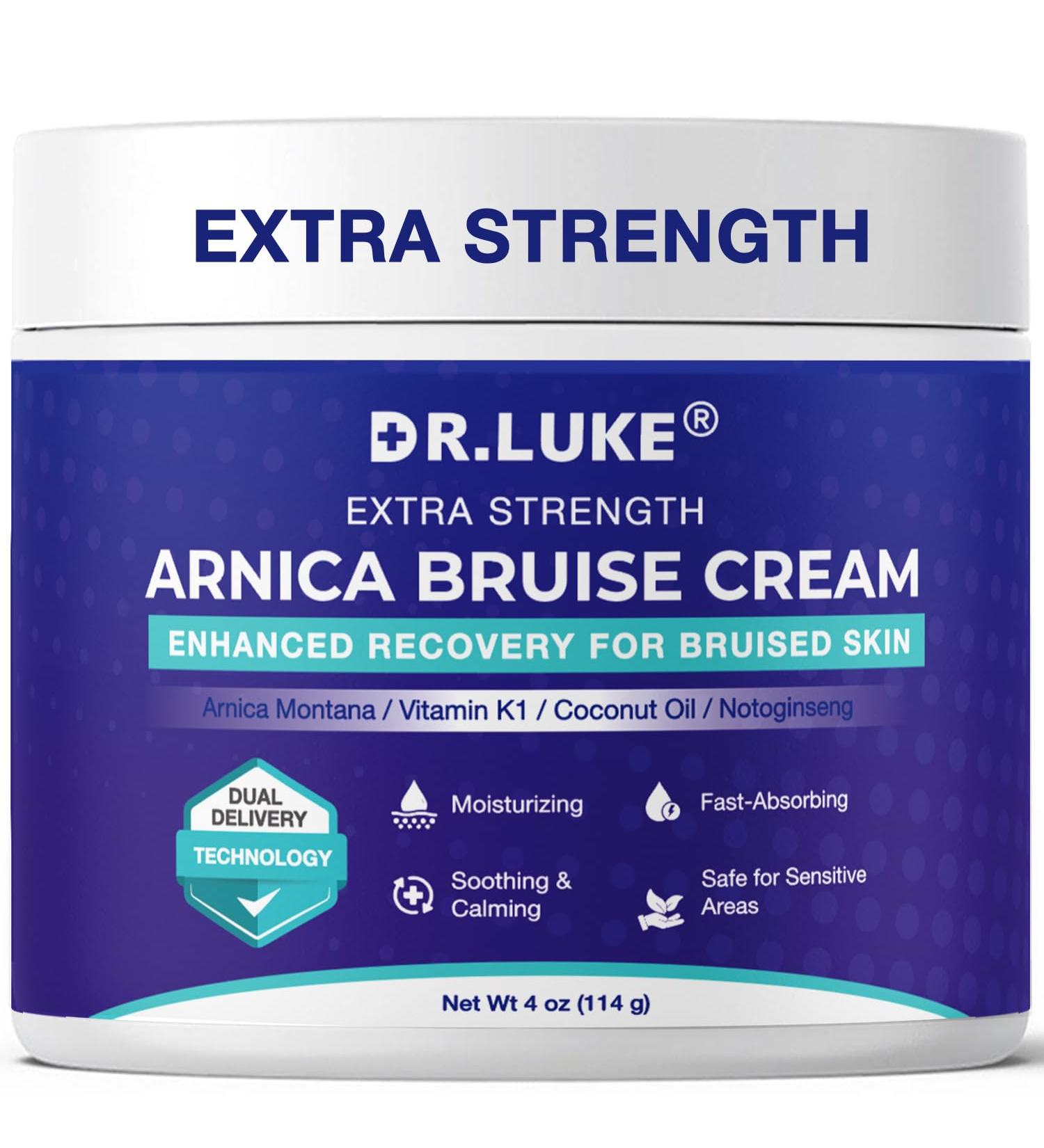 Arnica Bruise Cream Extra Strength: Fast Healing Arnica Cream for Bruising Swelling Thin Skin-Enhanced Recovery Vitamin K Creams With Arnica Montana VK C&E Soothing Hydrating for senior Adult Kid 4 Ounce - Buy Online on GoSupps.com