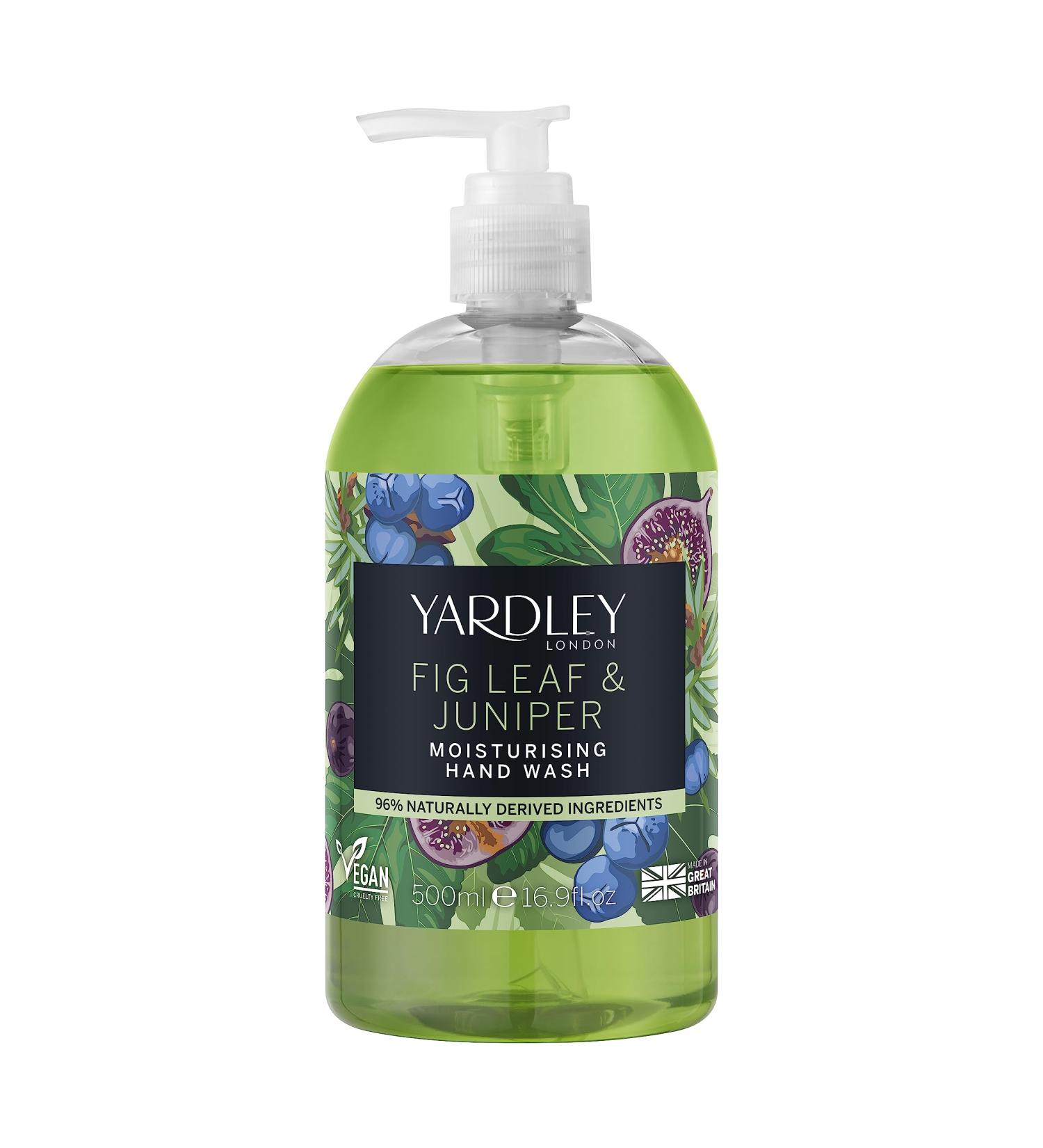 Yardley London Deluxe Fig Leaf and Juniper Botanical Hand Wash 500ml - Pack of 1 - Buy Online on GoSupps.com