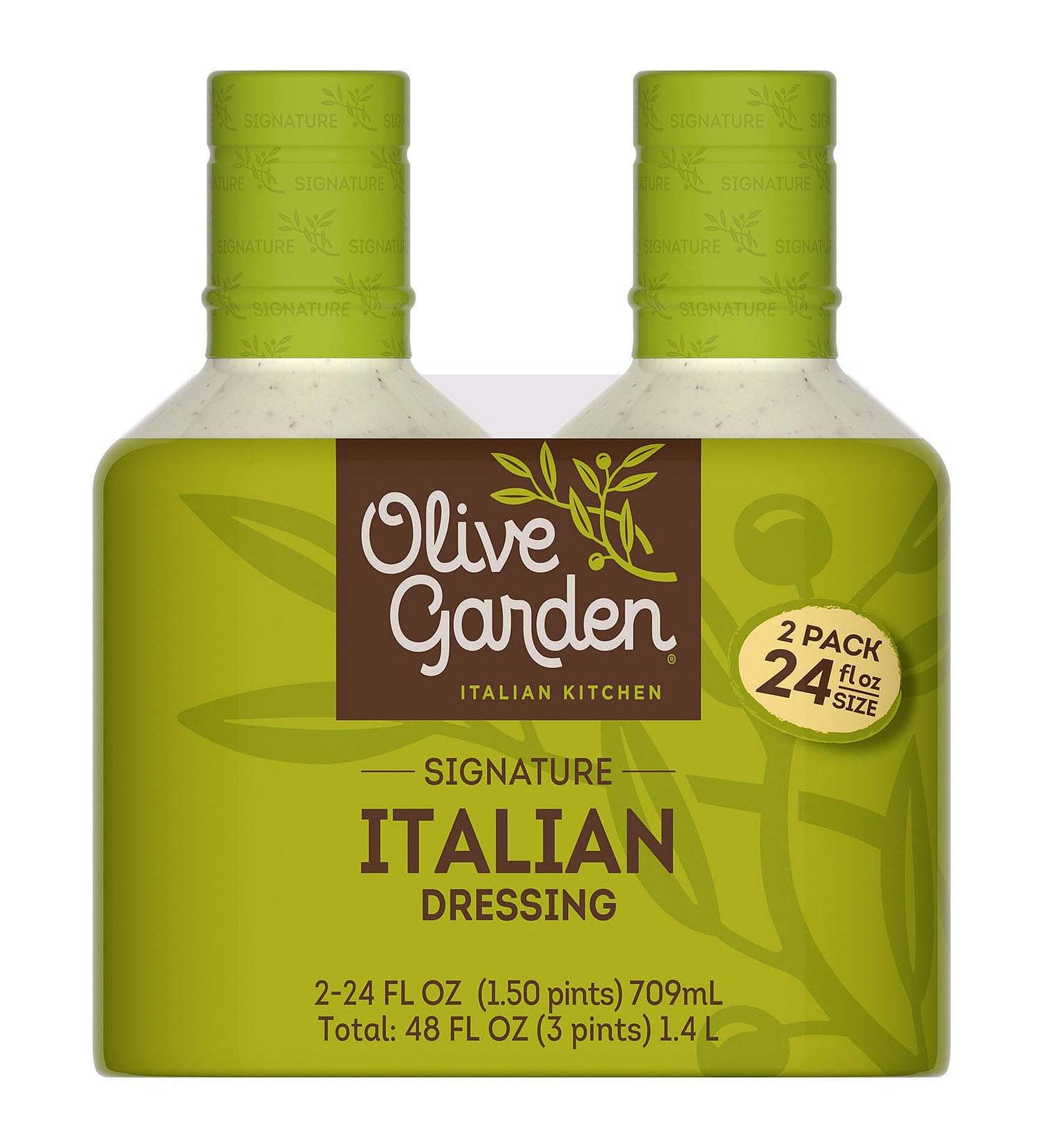 Olive Garden Signature Italian Dressing Family Size 2 Pack - 24 oz Ea - Buy Online Now - Buy Online on GoSupps.com