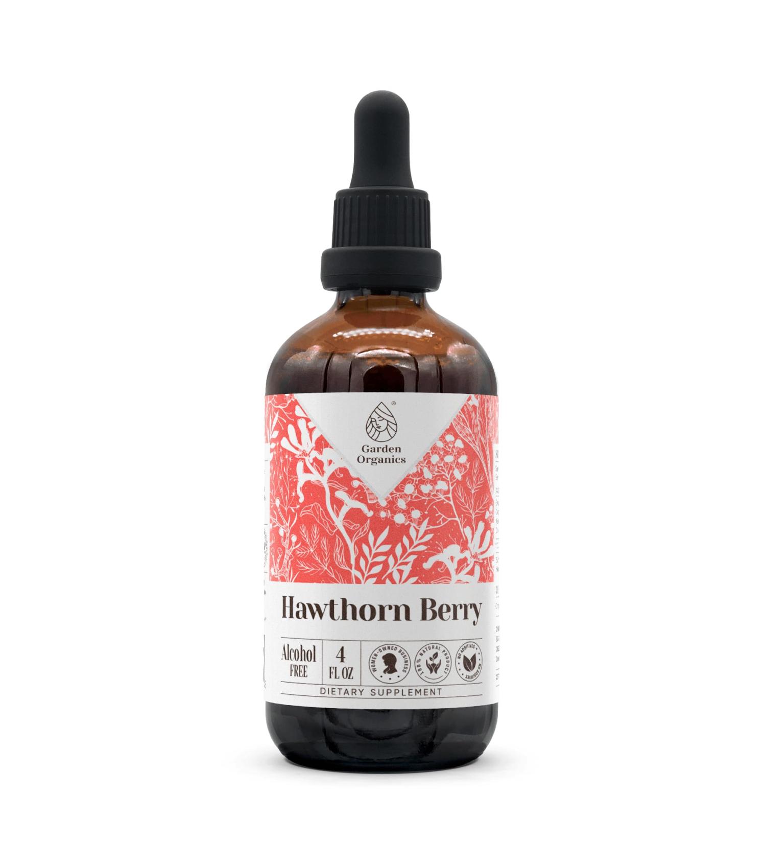 Hawthorn Berry Alcohol-Free Natural Tincture Extract Immune System Booster Liquid Drops Made from 100% Hawthorn Berry (Crataegus spp.) Dried Berry (4 fl oz) 4 Fl Oz (Pack of 1) - Buy Online on GoSupps.com