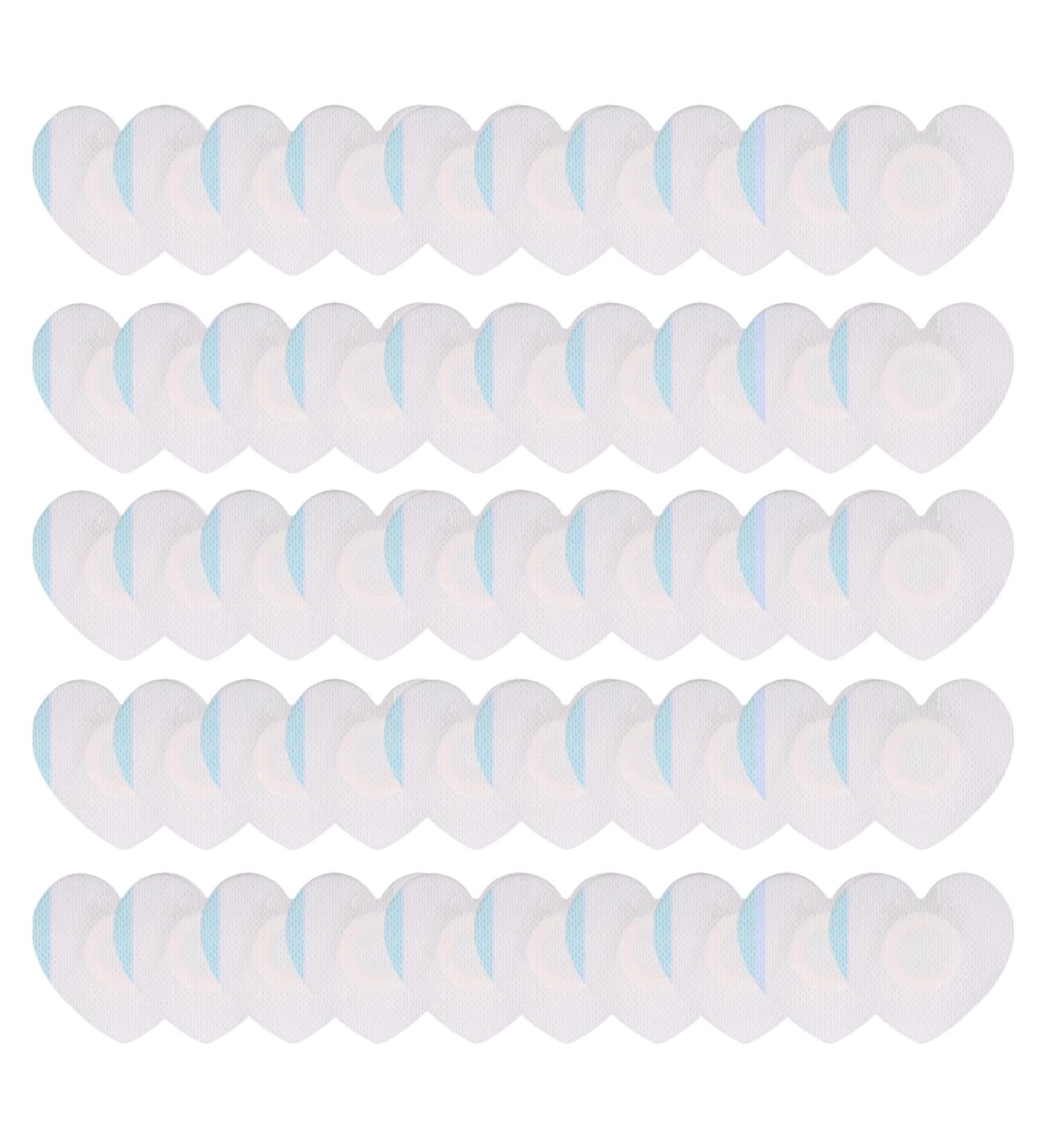 50uds Parches para Aceite de Ricino Adhesivos 7x6 7cm Telas No Tejidas Autoadhesivas Altamente Absorbentes Forma Coraz n Paquete de Aceite Ricino para Ombligo - Buy Online on GoSupps.com