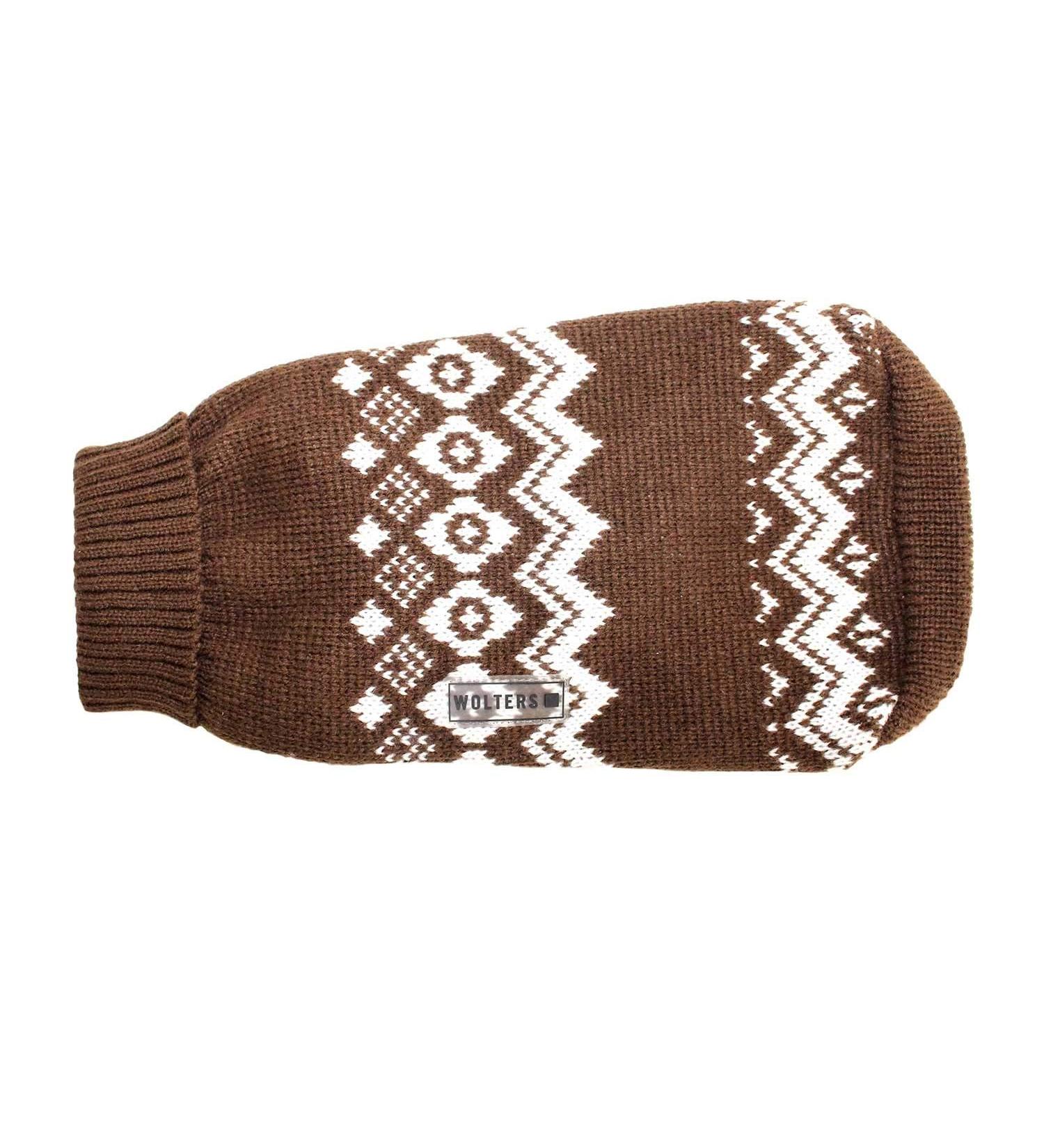 Buy Wolters Norwegian Sweater 45cm - Brown/White | International Shipping Available - Buy Online on GoSupps.com