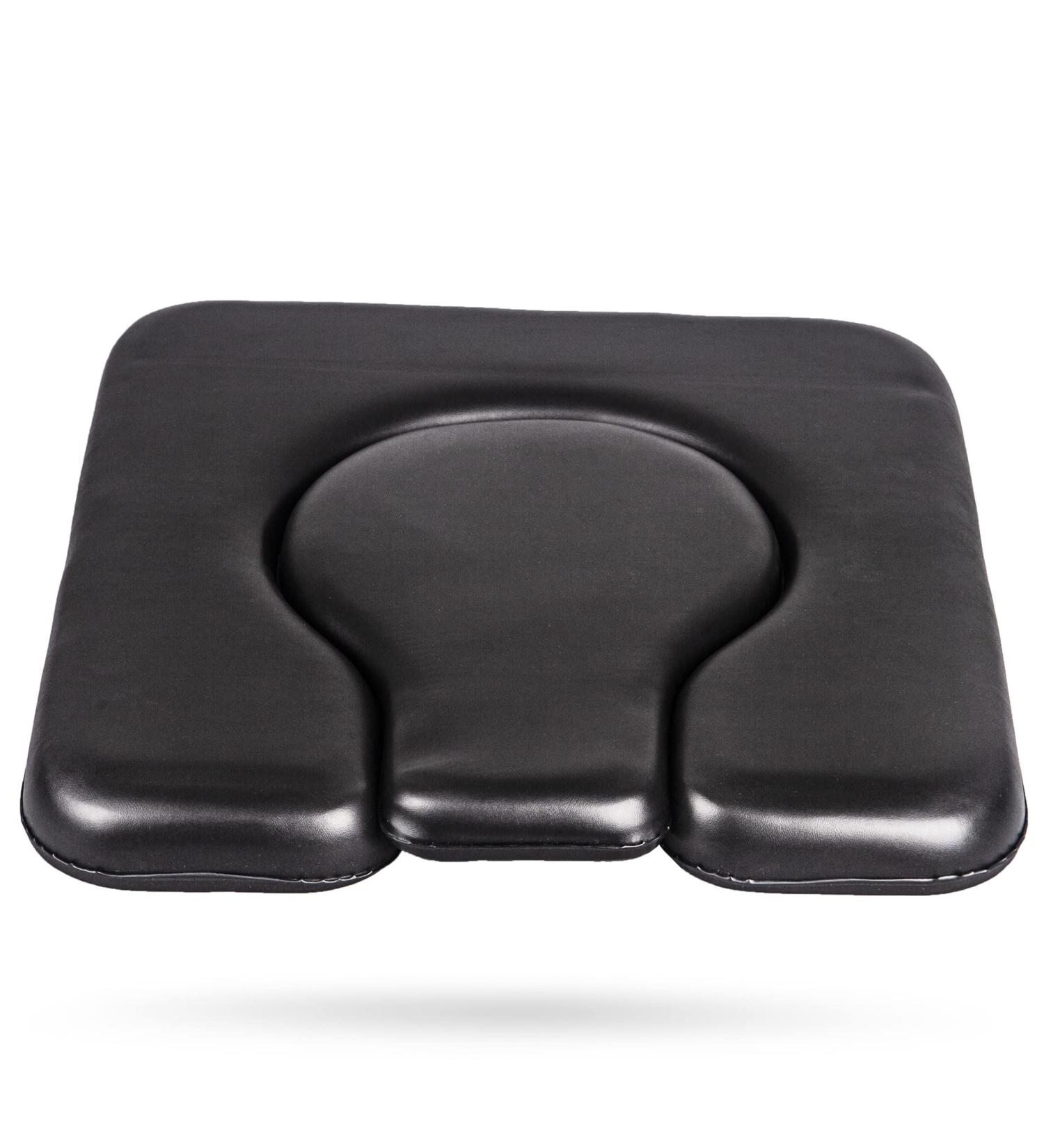 MINIVON PU Commode Seat Cushion - Universal Fit Sponge Padded Soft Pad for Bedside & Shower Wheelchair - Elderly, Handicapped, Disabled - C & U Shape - Buy Online on GoSupps.com