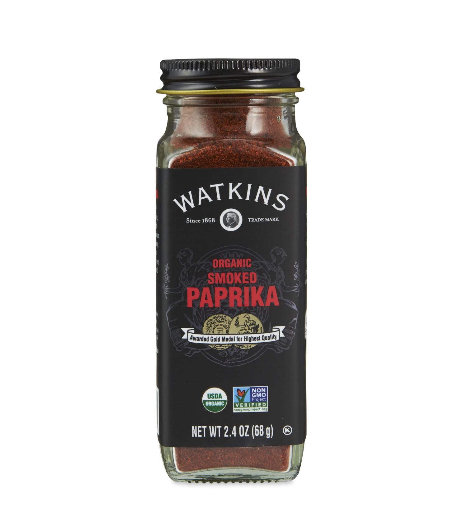 Organic Smoked Paprika 2.4 oz. Jar - Watkins Gourmet Spice, 3-Pack - Buy Online on GoSupps.com