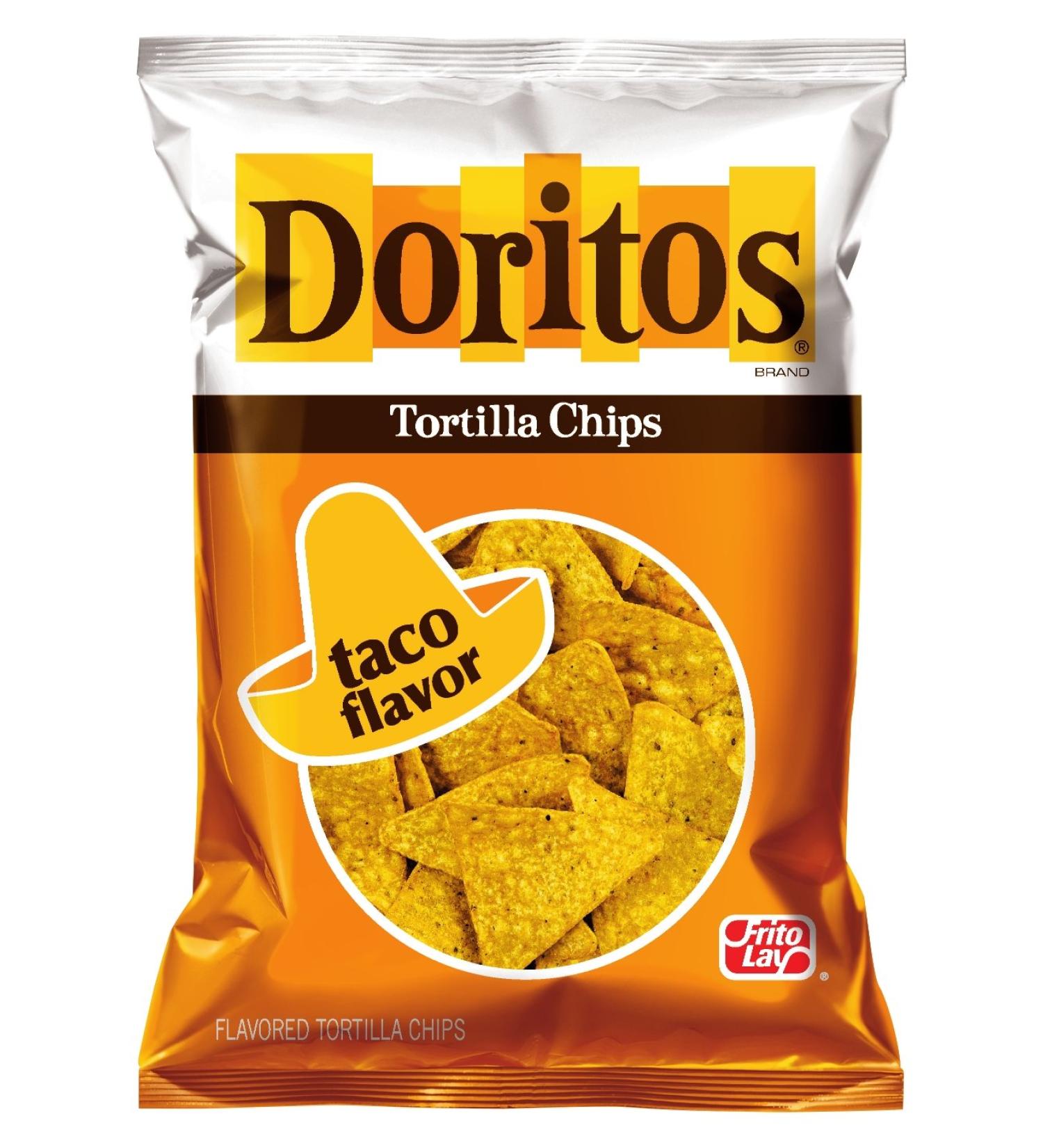 Doritos Tortilla Chips, Taco, 9.75 Ounce (Pack of 1) Taco 9.75 Ounce (Pack of 1)