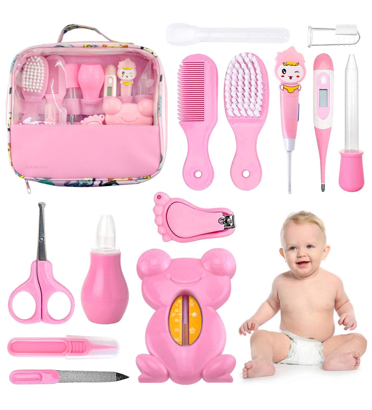 Hyadied 13-Piece Baby Care Set | Complete Everyday Baby Healthcare Kit with Thermometer Nail Care and More - Perfect for International Shipping! - Buy Online on GoSupps.com