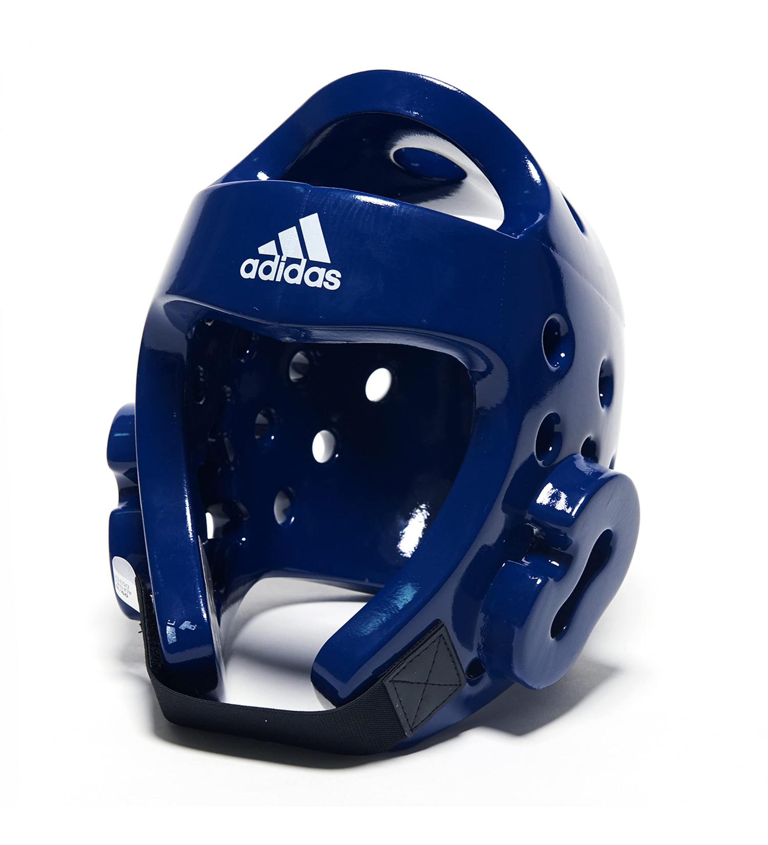 adidas Deluxe Head Gear Blue Medium - Protective Headgear for Training - Buy Online on GoSupps.com