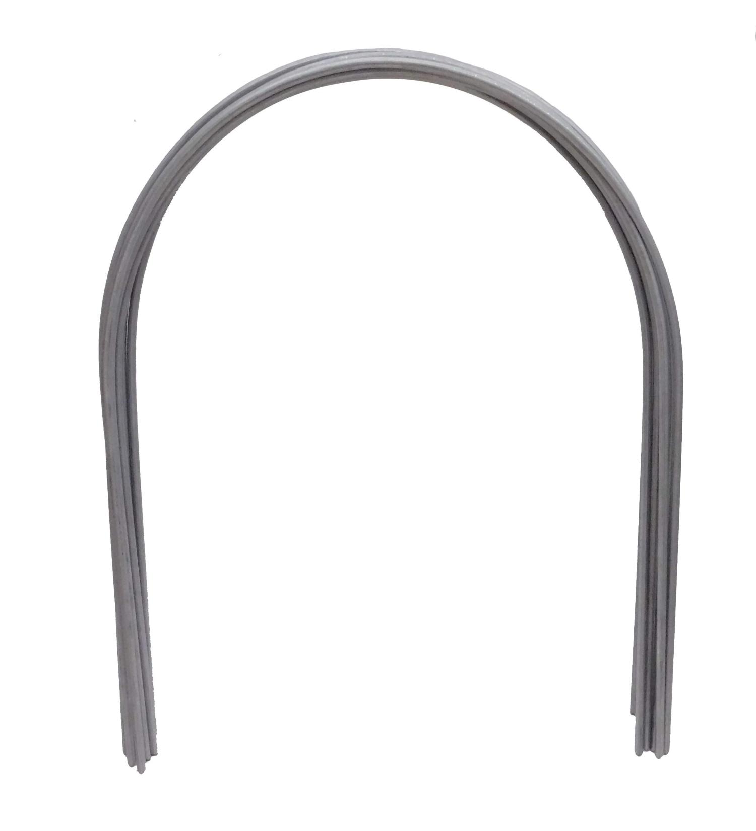 Extra Wide Croquet Wickets, for Kids and Beginners - 8" Round Style, Set of 9. Hoops Arches Made in USA