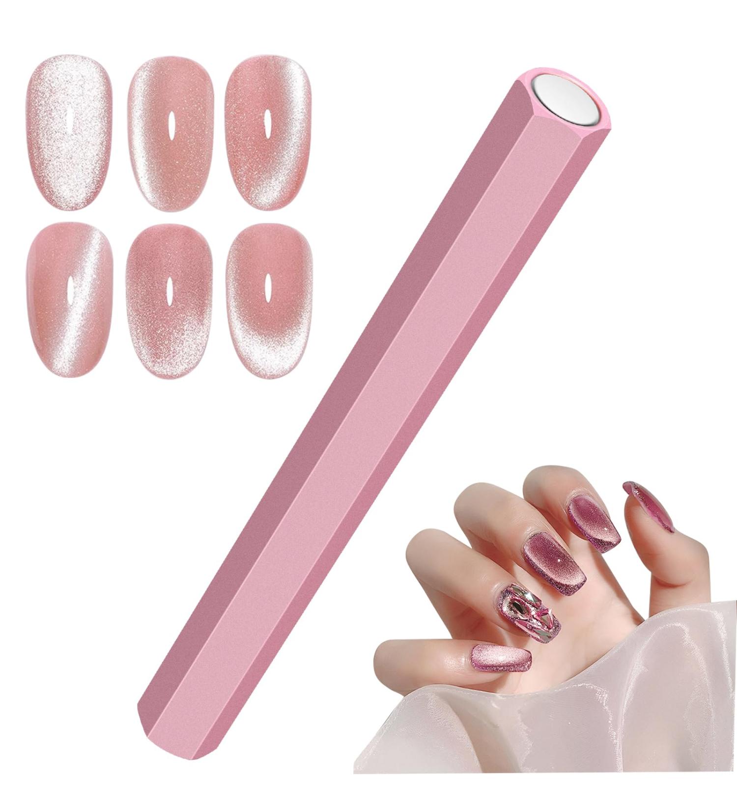 Cat Eye Magnet Tool for Nails | Double-Sided Nail Art Magnet | Strong Magnetic Nail Polish | Perfect for Cat Eye Gel Nail Designs - Buy Online on GoSupps.com