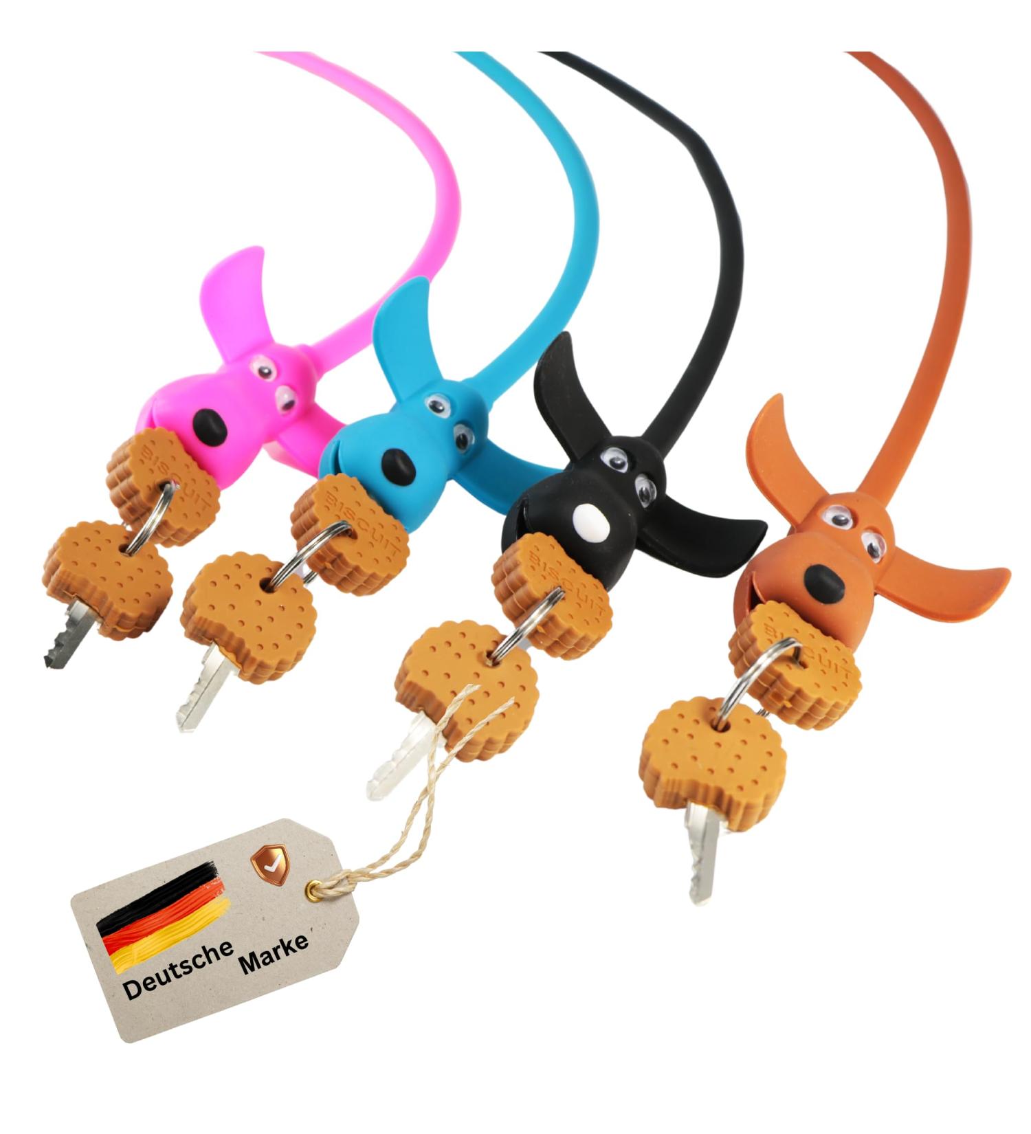 Fixkey Children's Bicycle Lock - Cute Dog Design Bob | Lightweight & Flexible | Includes 2 Cookie Design Keys & Fun Story - Buy Online on GoSupps.com