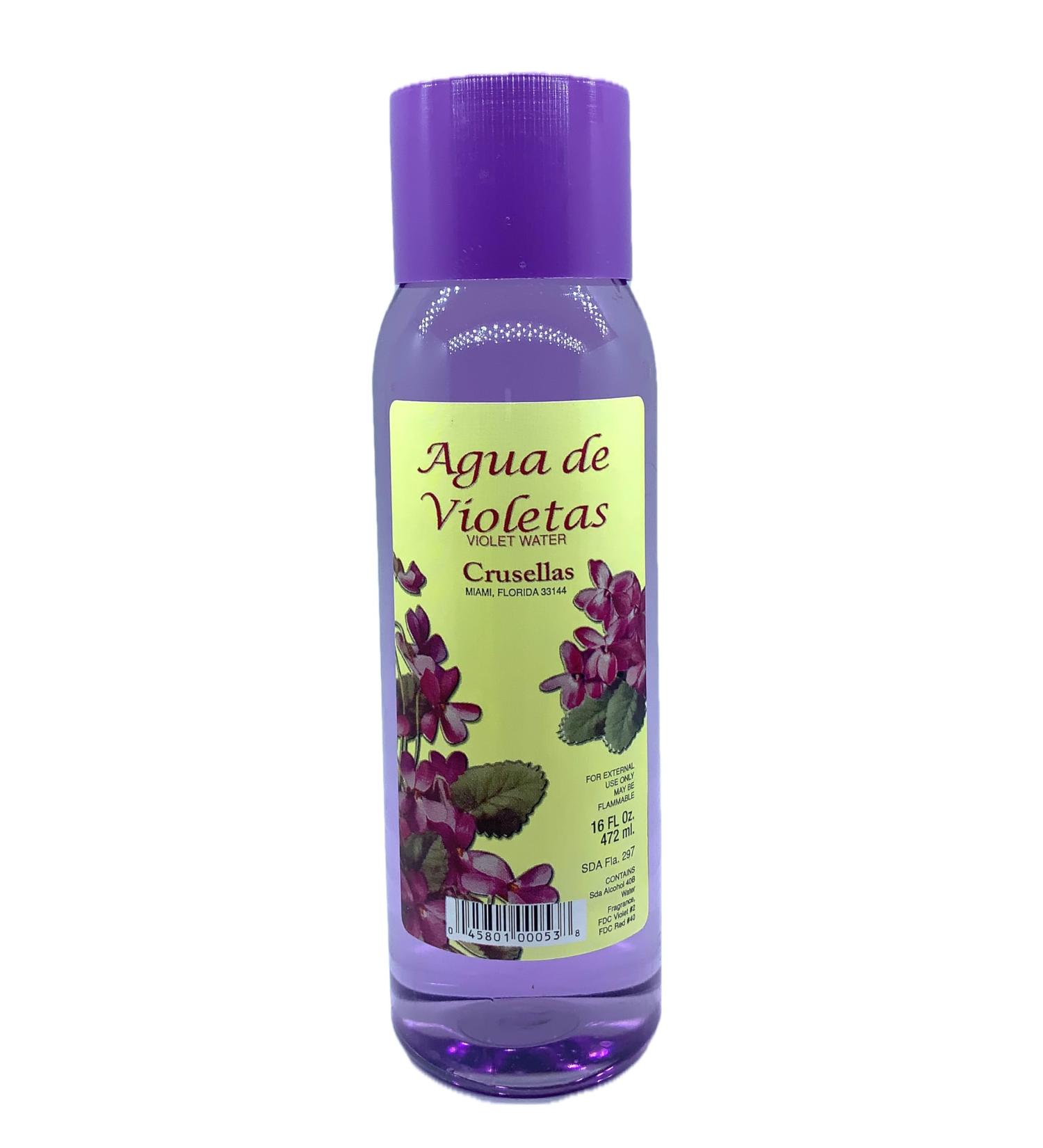 Agua de Violetas (Violet Water) Splash Cologne 16 Fl. Oz. 16 Fl Oz (Pack of 1)