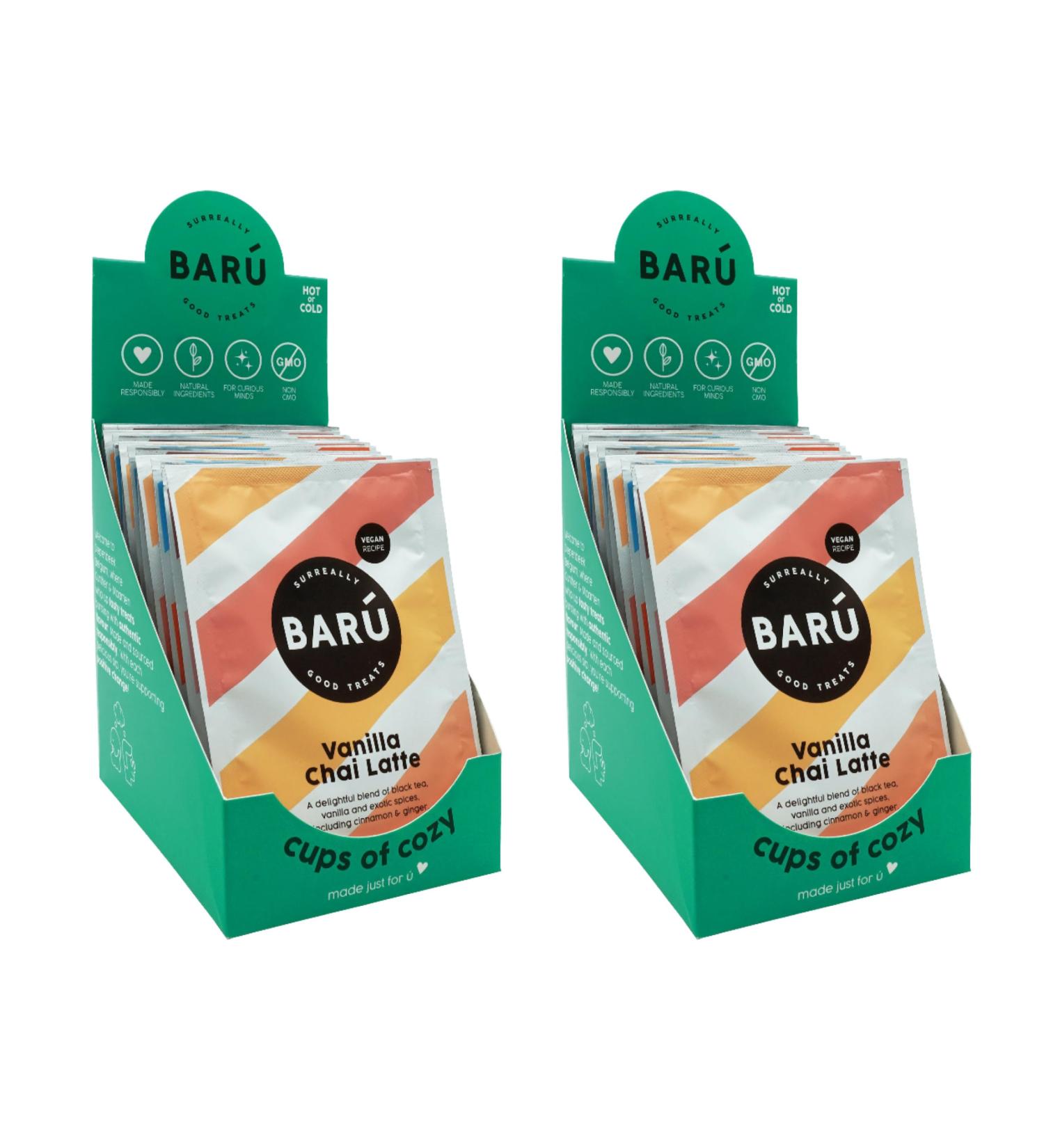  Bar Bar Chai Latte Discovery Set - 24 sachets x 20g - Pink Spiced & Vanilla Chai - Vegan natural no artificial flavors - F - Buy Online on GoSupps.com