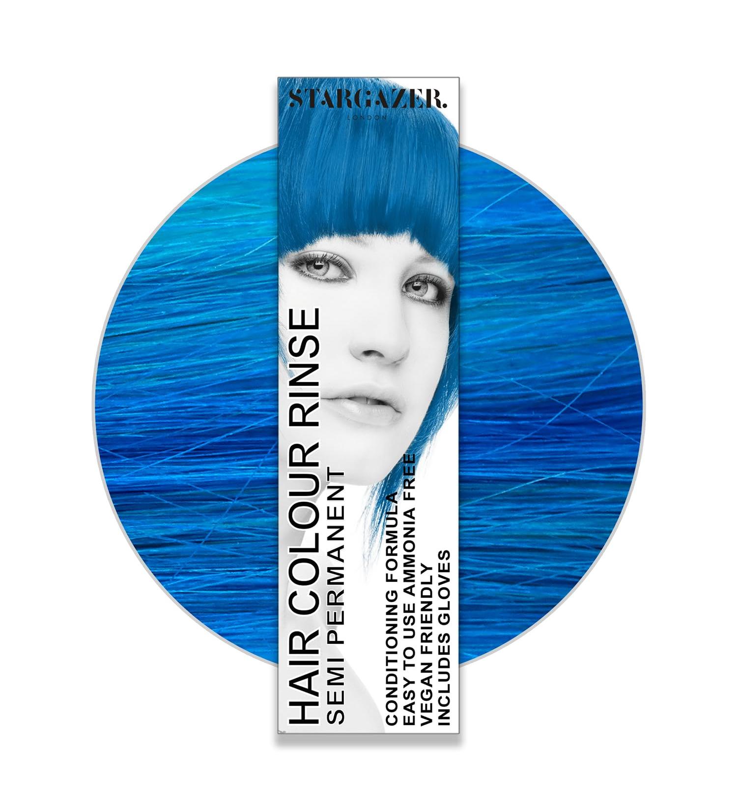 Stargazer Coral Blue Semi Permanent Hair Dye 70ml - Long Lasting Color - Buy Online on GoSupps.com