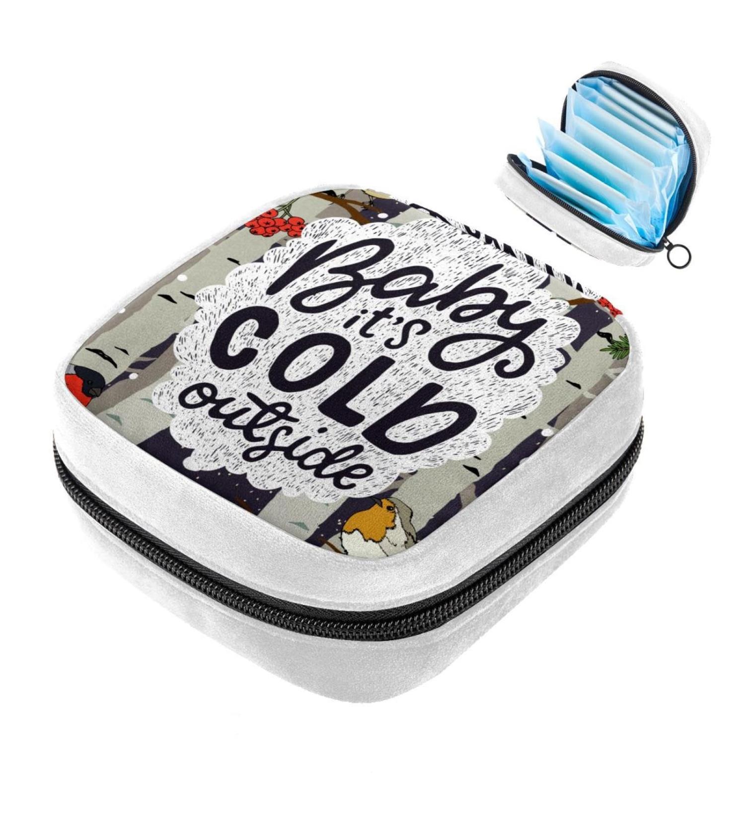 Abstract Bird Tree Pattern Sanitary Napkin Storage Bag Color170 - Buy Online on GoSupps.com