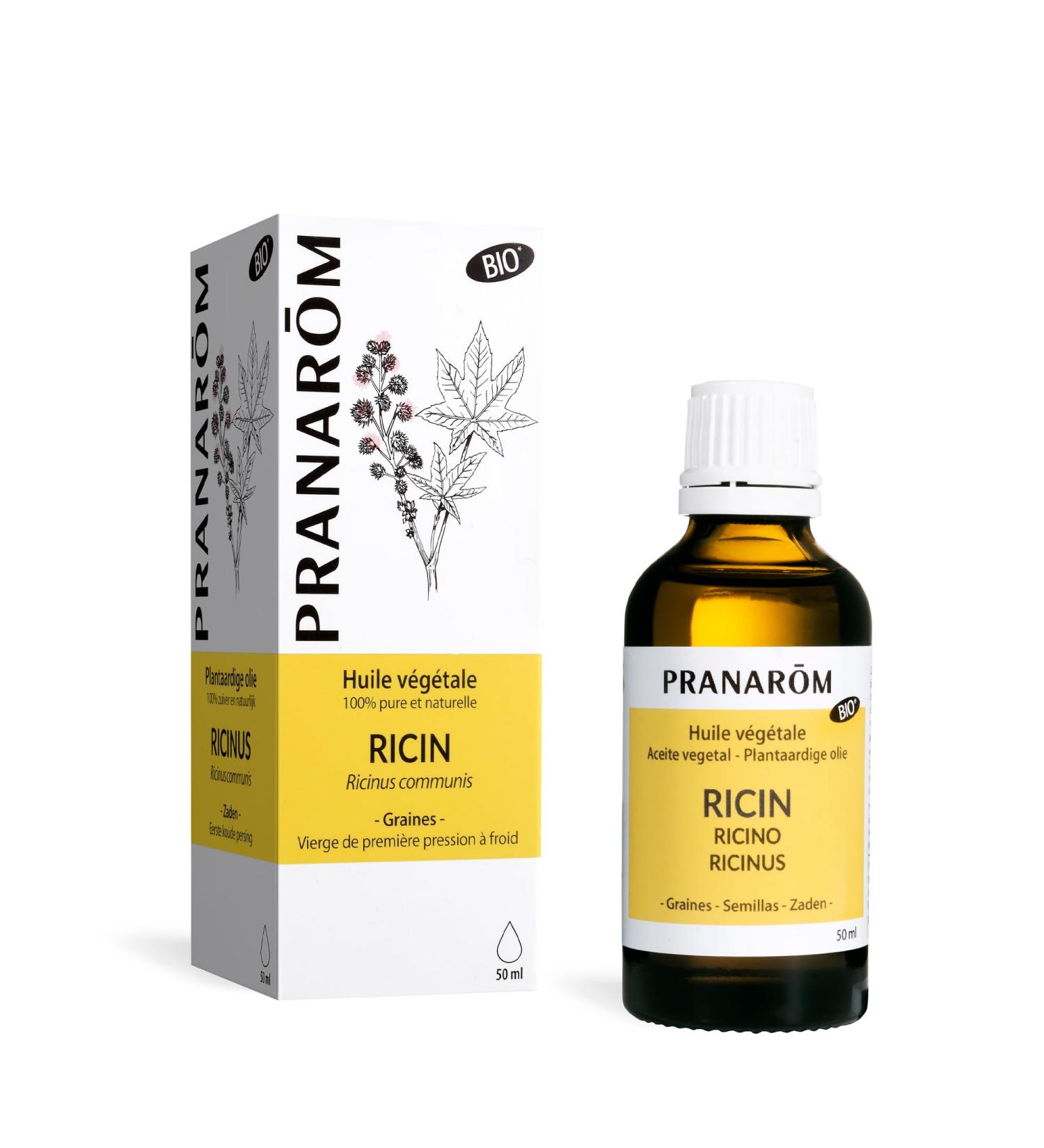 Pranar m - Organic Castor Oil - Vegetable Oil - Hair Nail and Skin Care - 50 ml - Buy Online on GoSupps.com