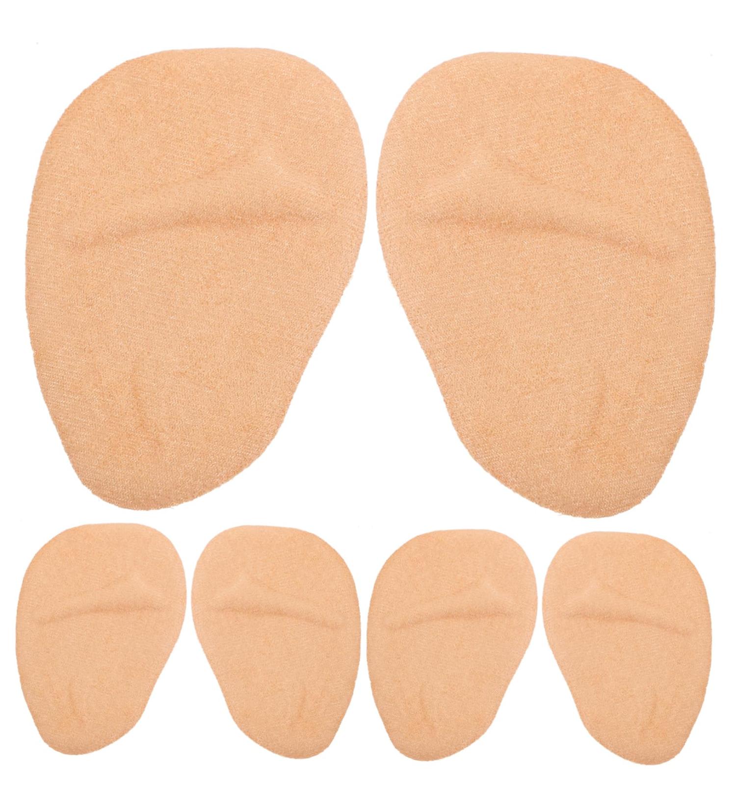 3 Pairs Foot Insoles - Comfortable Shoe Pads & Toe Inserts for Heels | Metatarsal Cushions & Velvet Toe Caps - Perfect Foot Accessories for All Sizes - Buy Online on GoSupps.com