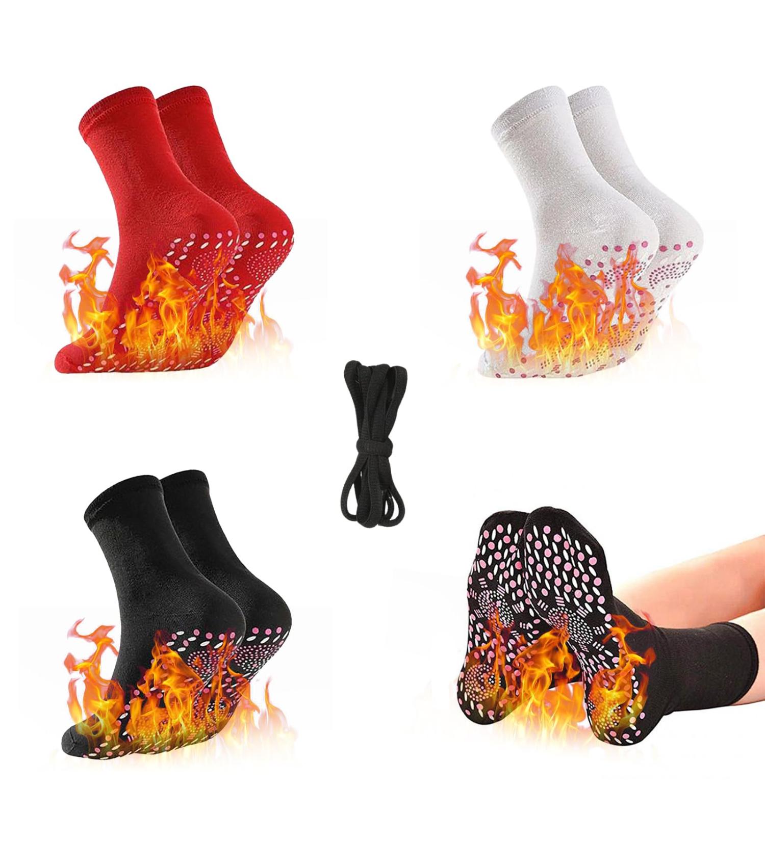 Shop Heated Socks | Thermal Self-Warming Foot Warmers | Tourmaline & Kids Styles - Buy Online on GoSupps.com