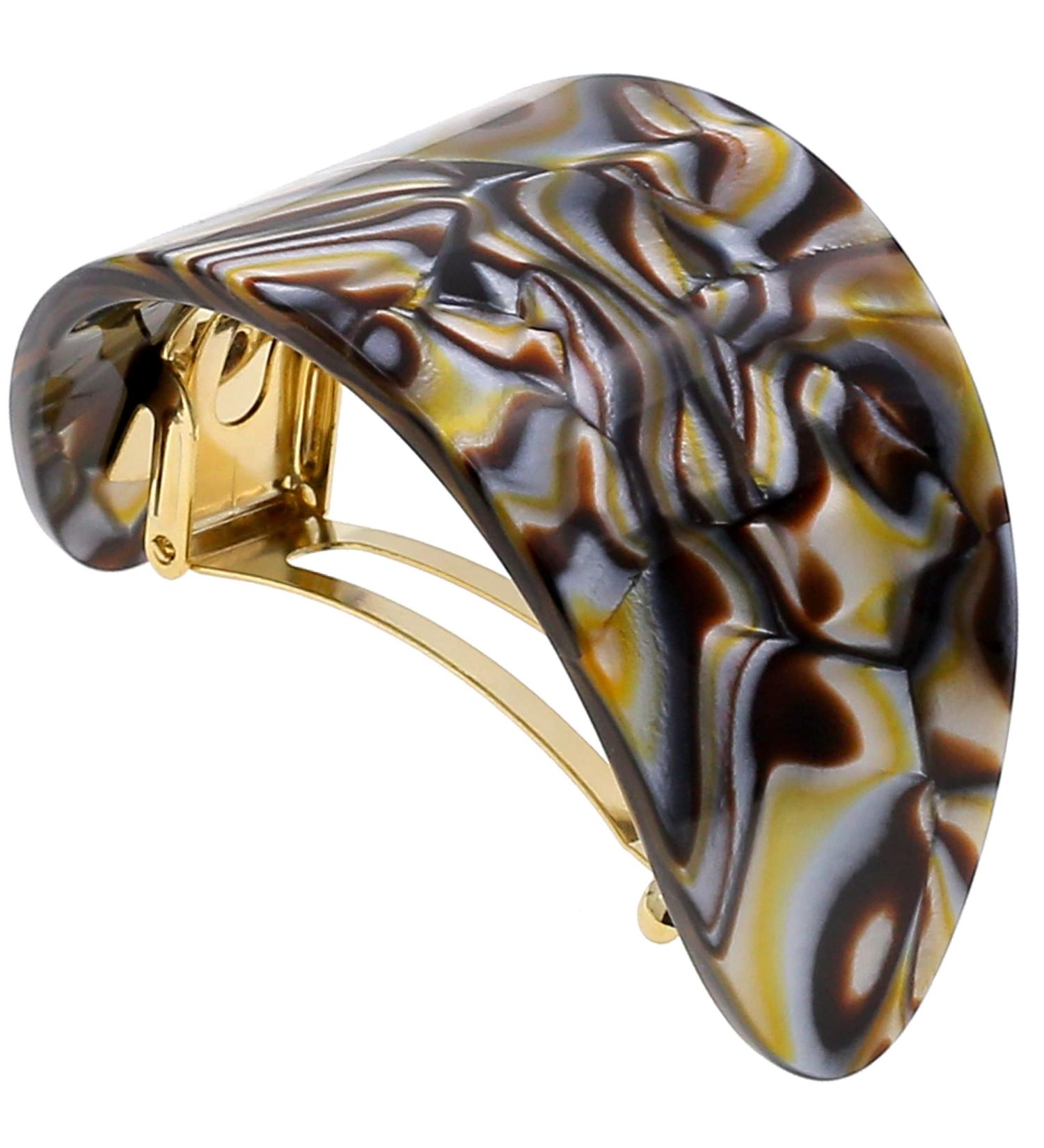 Camila Paris CP2982 French Handmade Hair Barrette Ponytail Holder - Strong Hold Grip Hair Clip for Women, Made in France Onyx - Buy Online on GoSupps.com