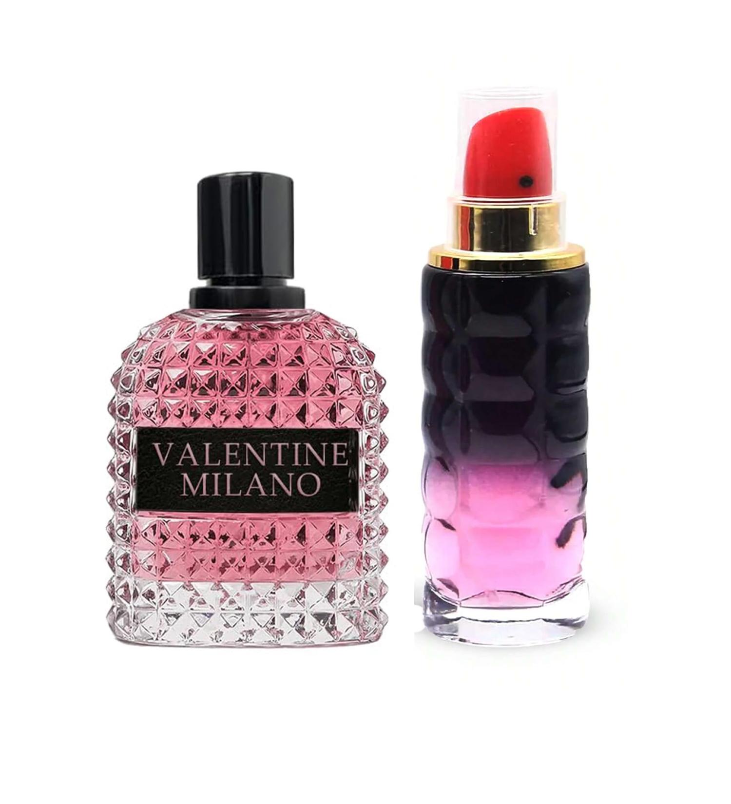 Women's Perfume Combo Set Milano Women&Kiss Me Floral Fruity Fragrance Eau De Parfum Elegant 100ml Bottle Natural Spray Each for Daily Used Milano&Kiss Me - Buy Online on GoSupps.com